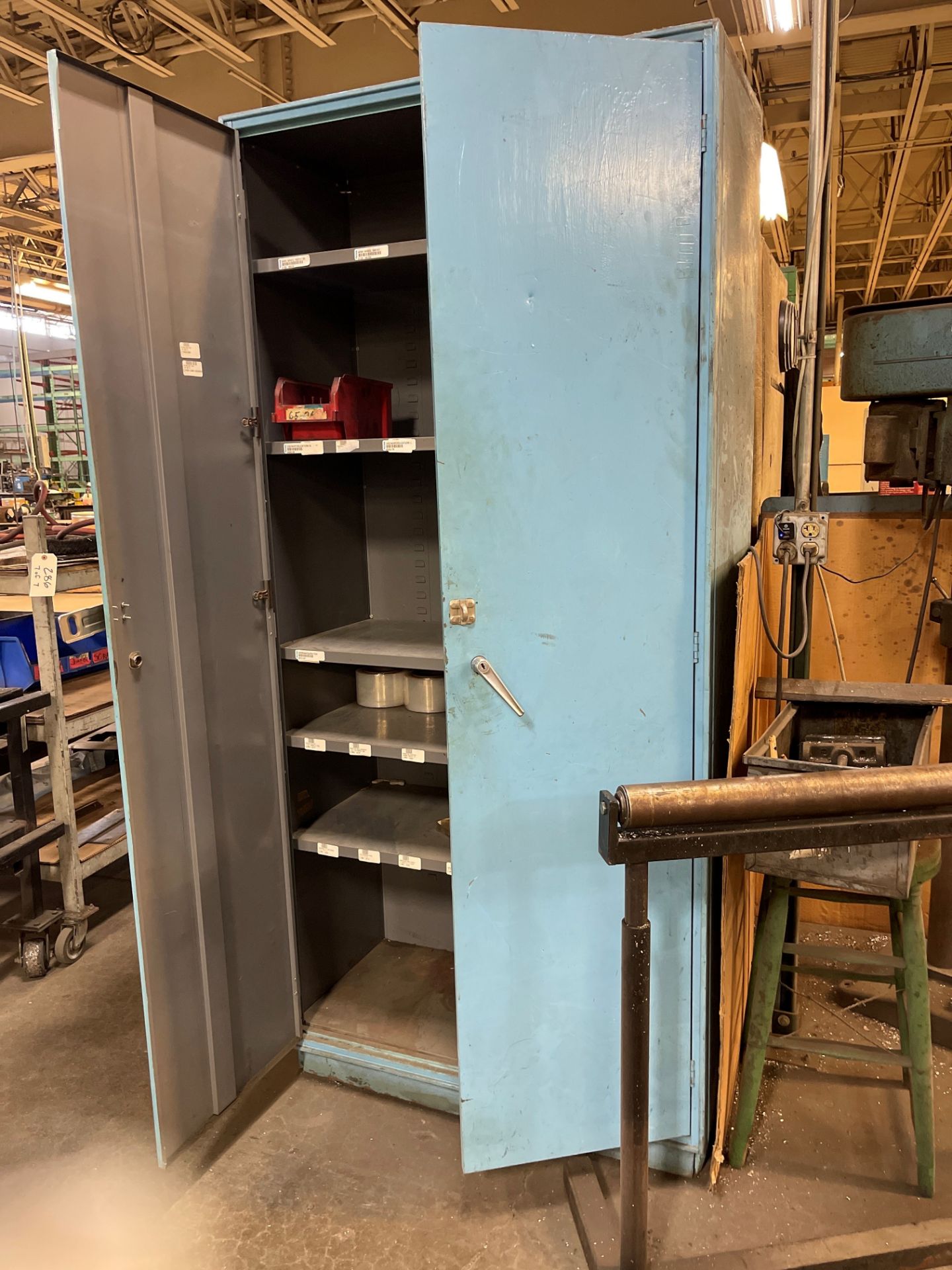 Lot of Misc Shop Tables, Cabinets, Rack - NO DRILL PRESS - Image 6 of 8