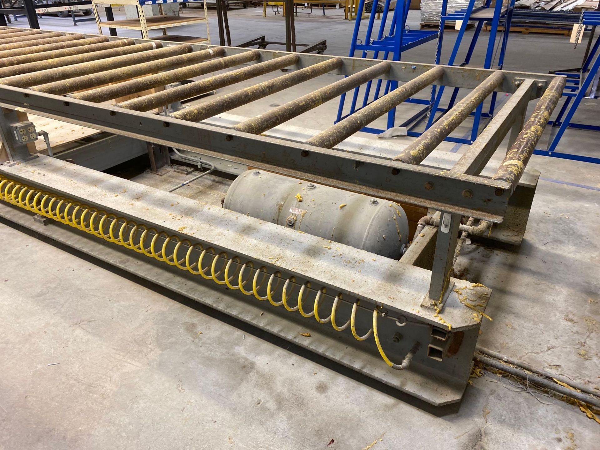 58" Wide Roller Conveyor x 40' Long (1 Pc) on Heavy Steel I-Beam - Image 4 of 4