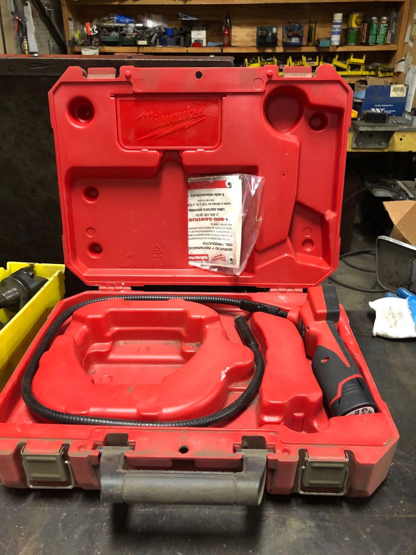 Milwaukee 2300-20 Spector 360 rotating Inspection Scope w/ Plastic case"