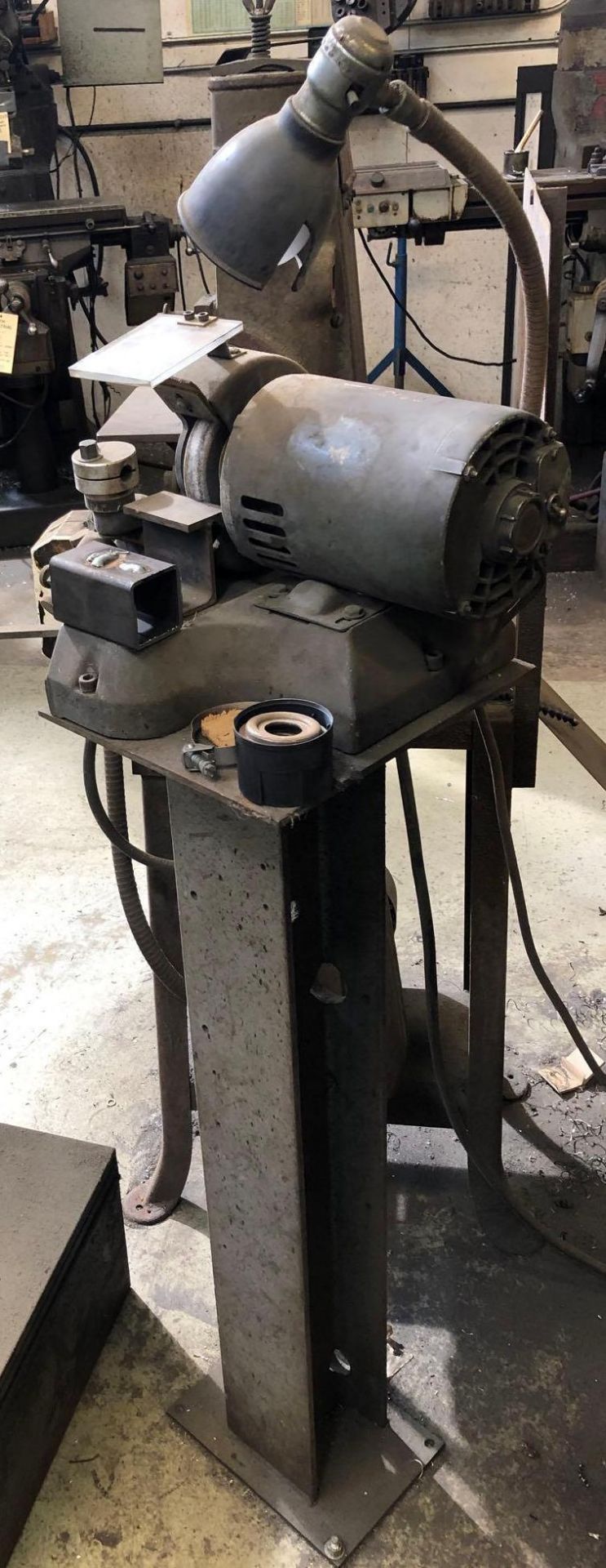 1/3 HP Bench Grinder w/ Drill Sharpening Attachment - Image 2 of 4