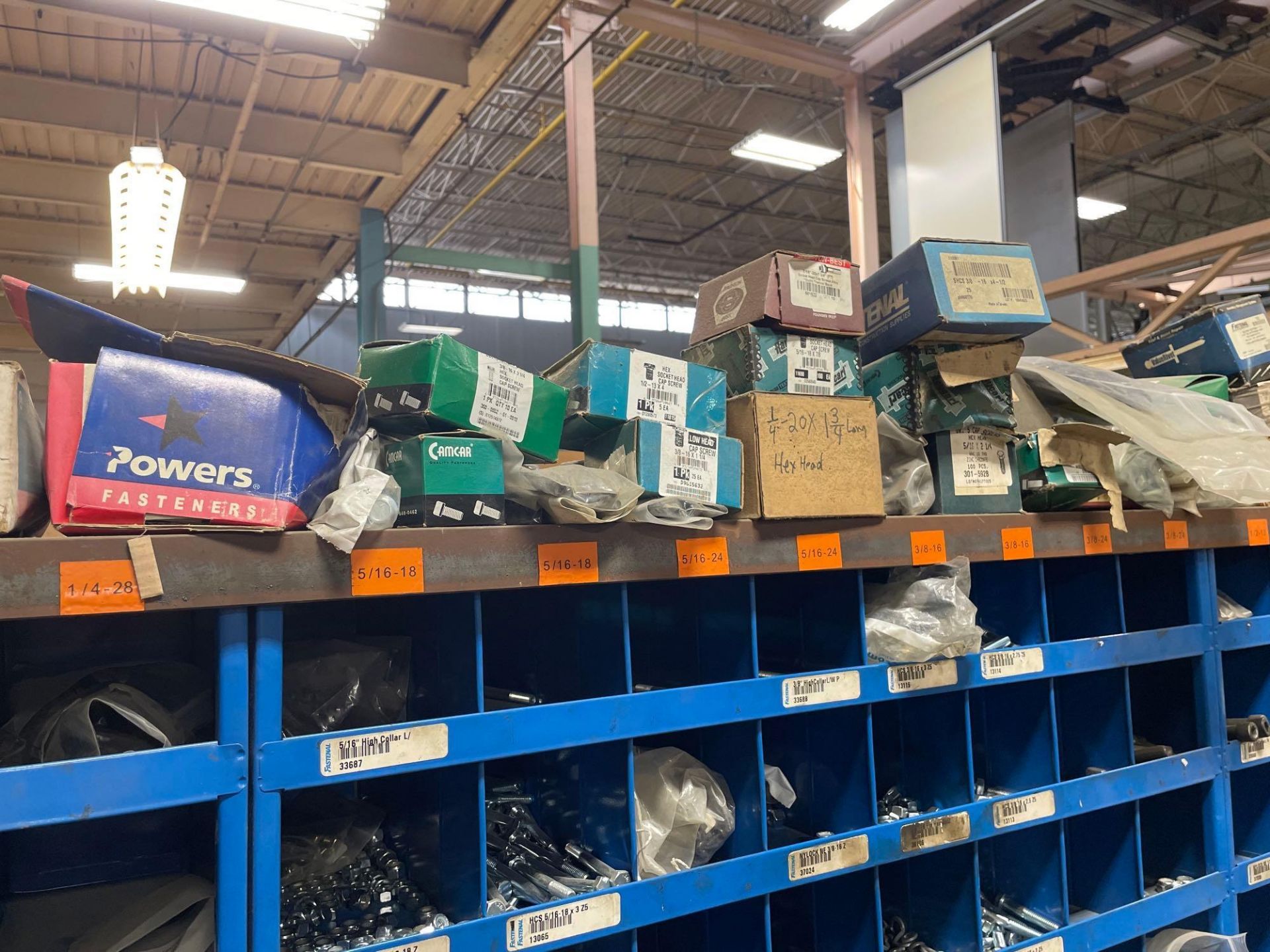 Fastenal Pigeon Hole Cabinets with Contents - Image 7 of 10