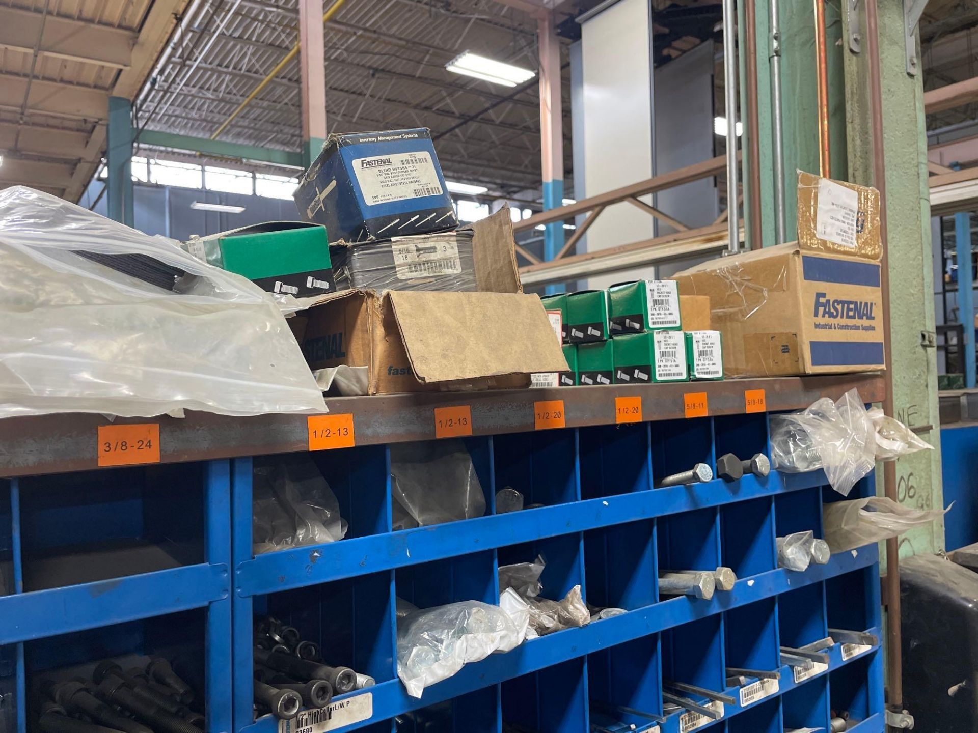 Fastenal Pigeon Hole Cabinets with Contents - Image 8 of 10