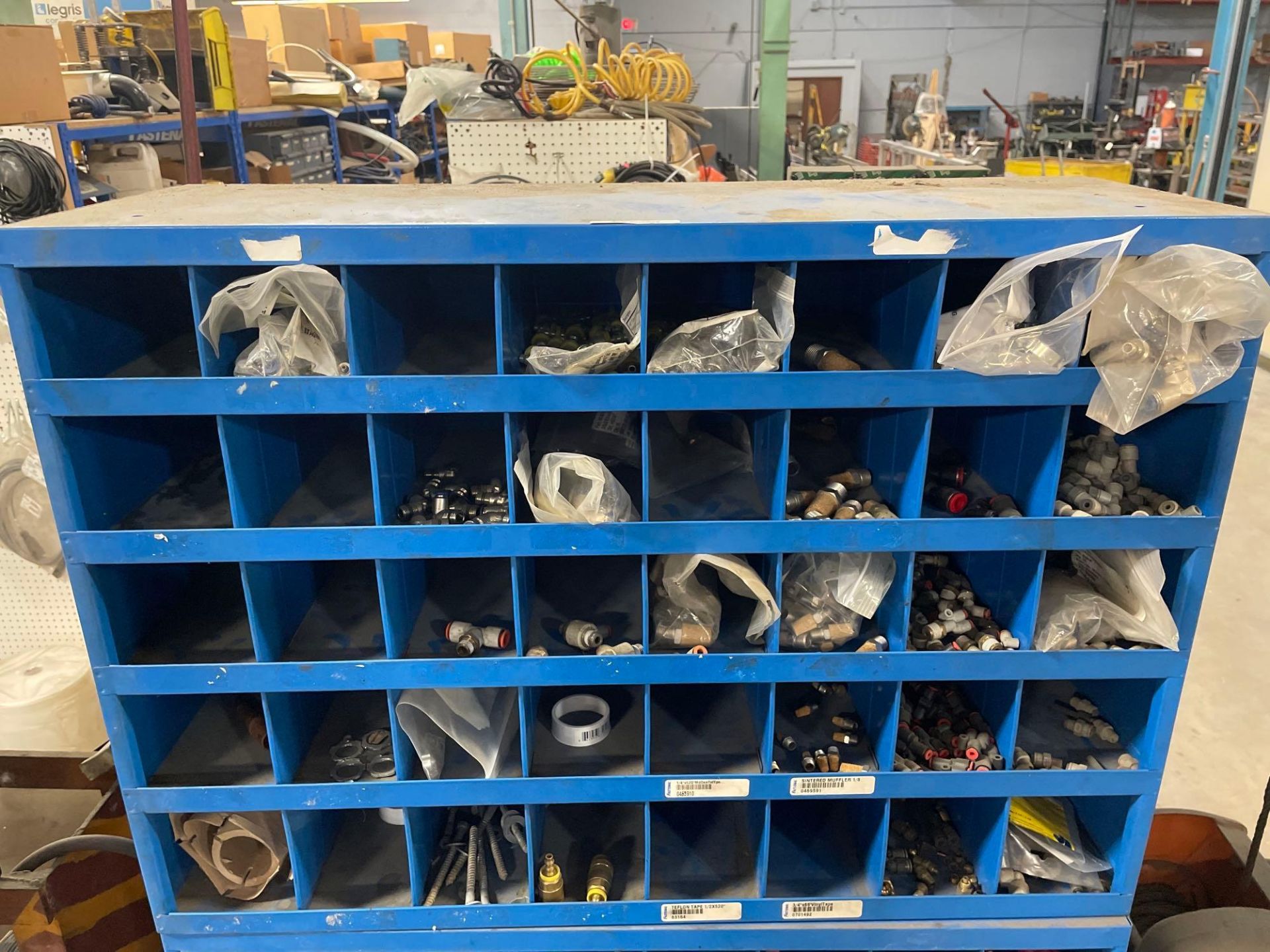 Fastenal Pigeon Hole Cabinets with Contents - Image 2 of 5