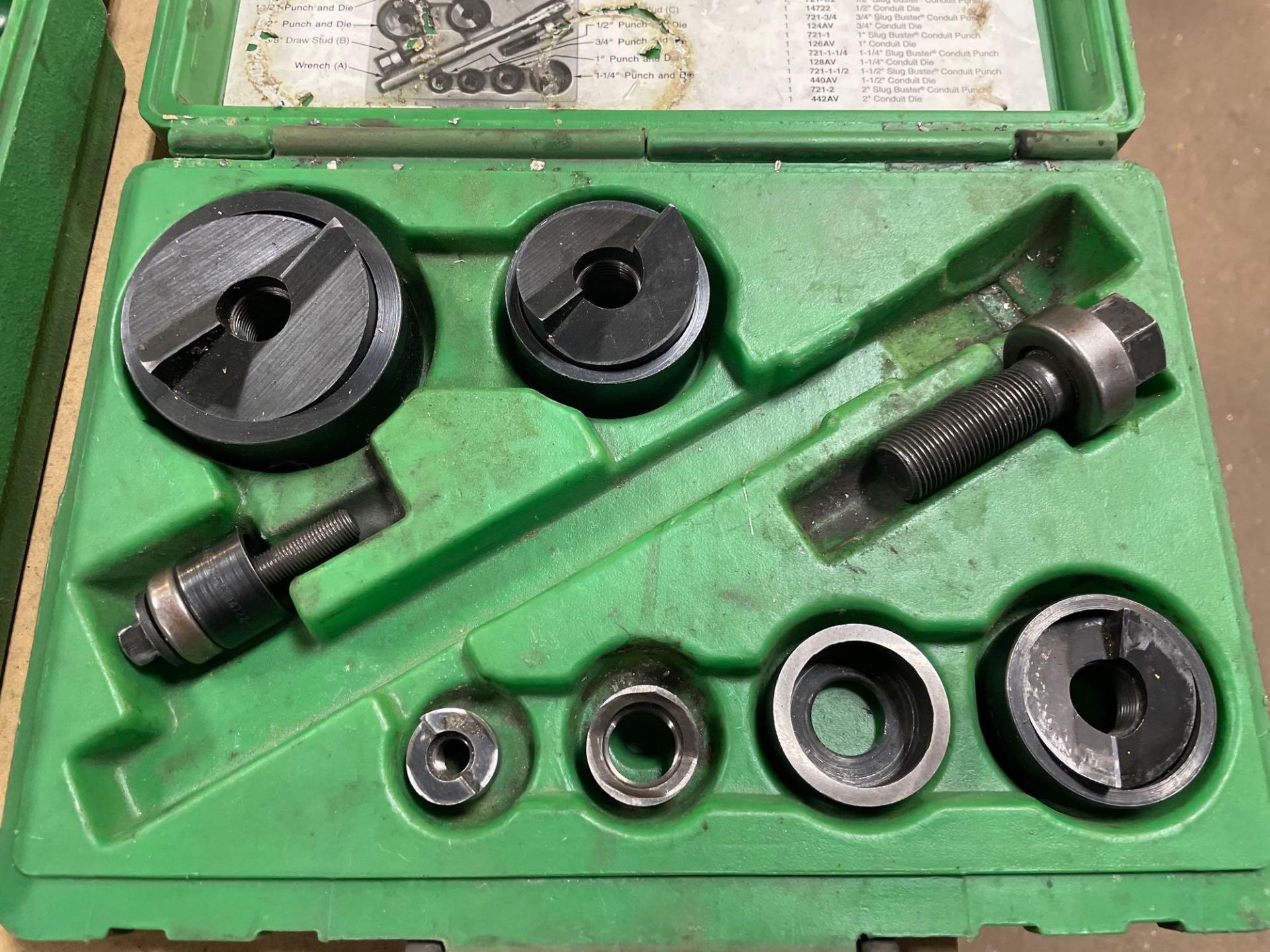 Greenlee Hydraulic Punch Driver/Knockout Punch Kits - Image 4 of 5
