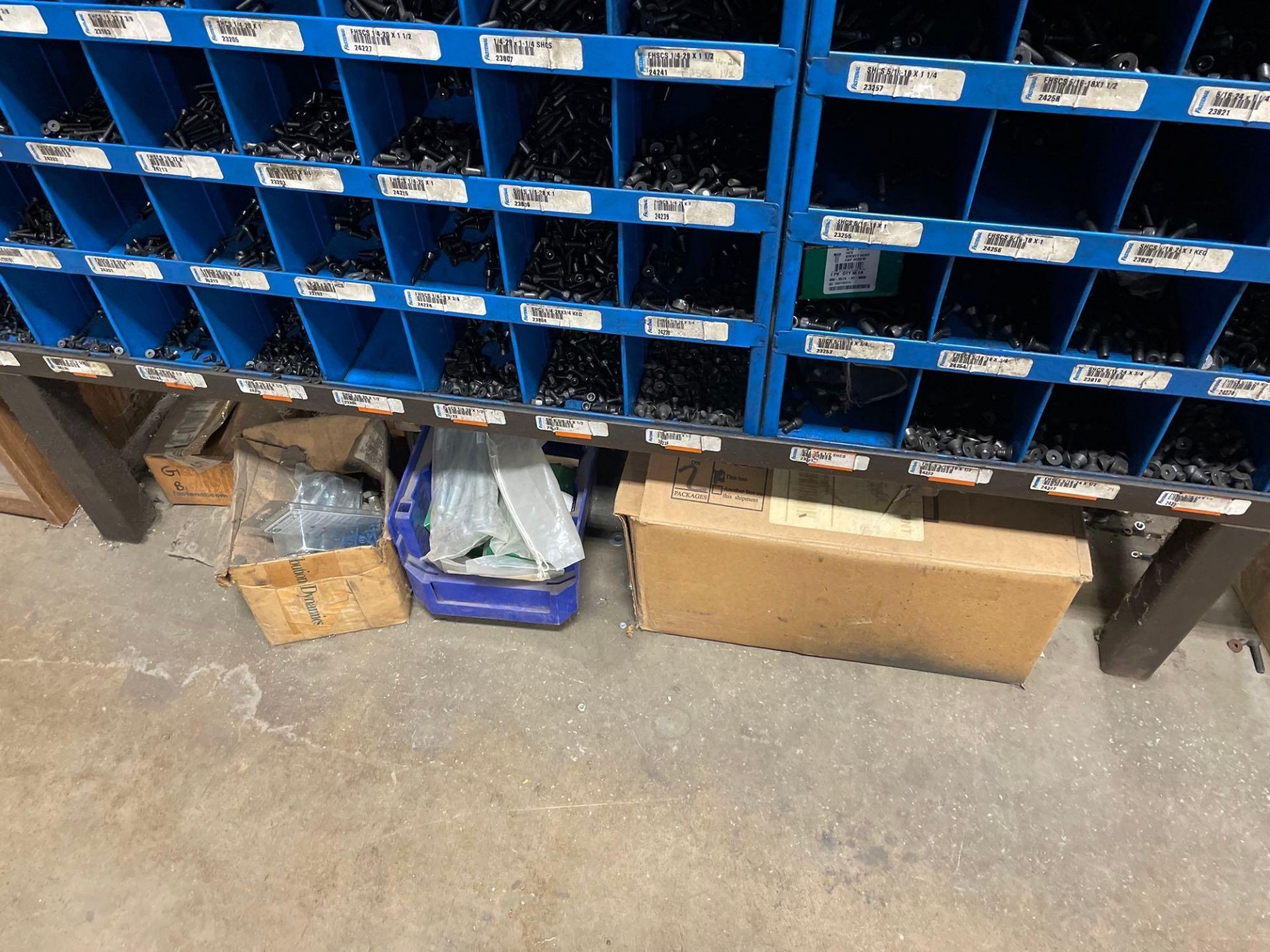 Fastenal Pigeon Hole Cabinets with Contents - Image 10 of 10