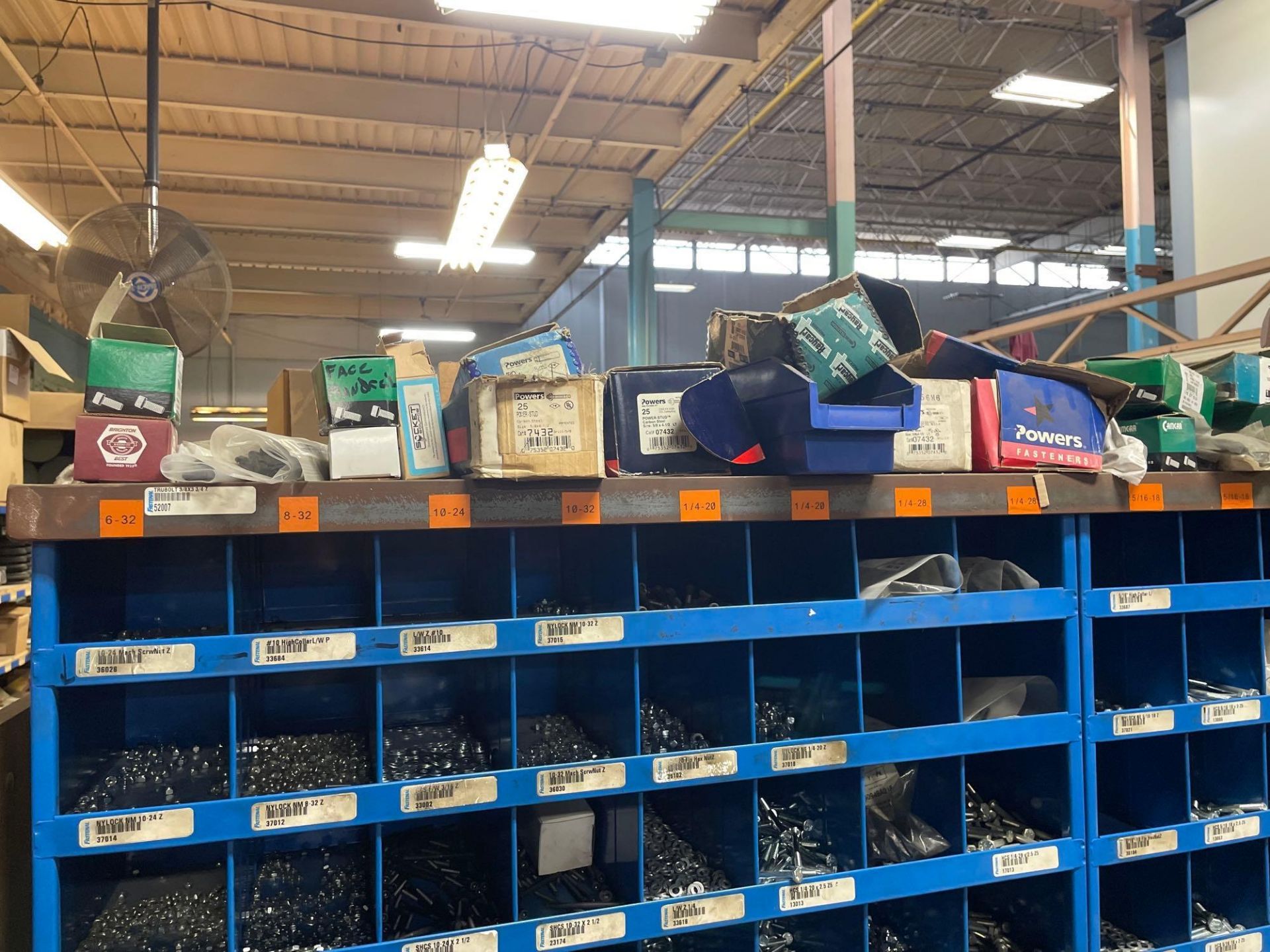 Fastenal Pigeon Hole Cabinets with Contents - Image 6 of 10