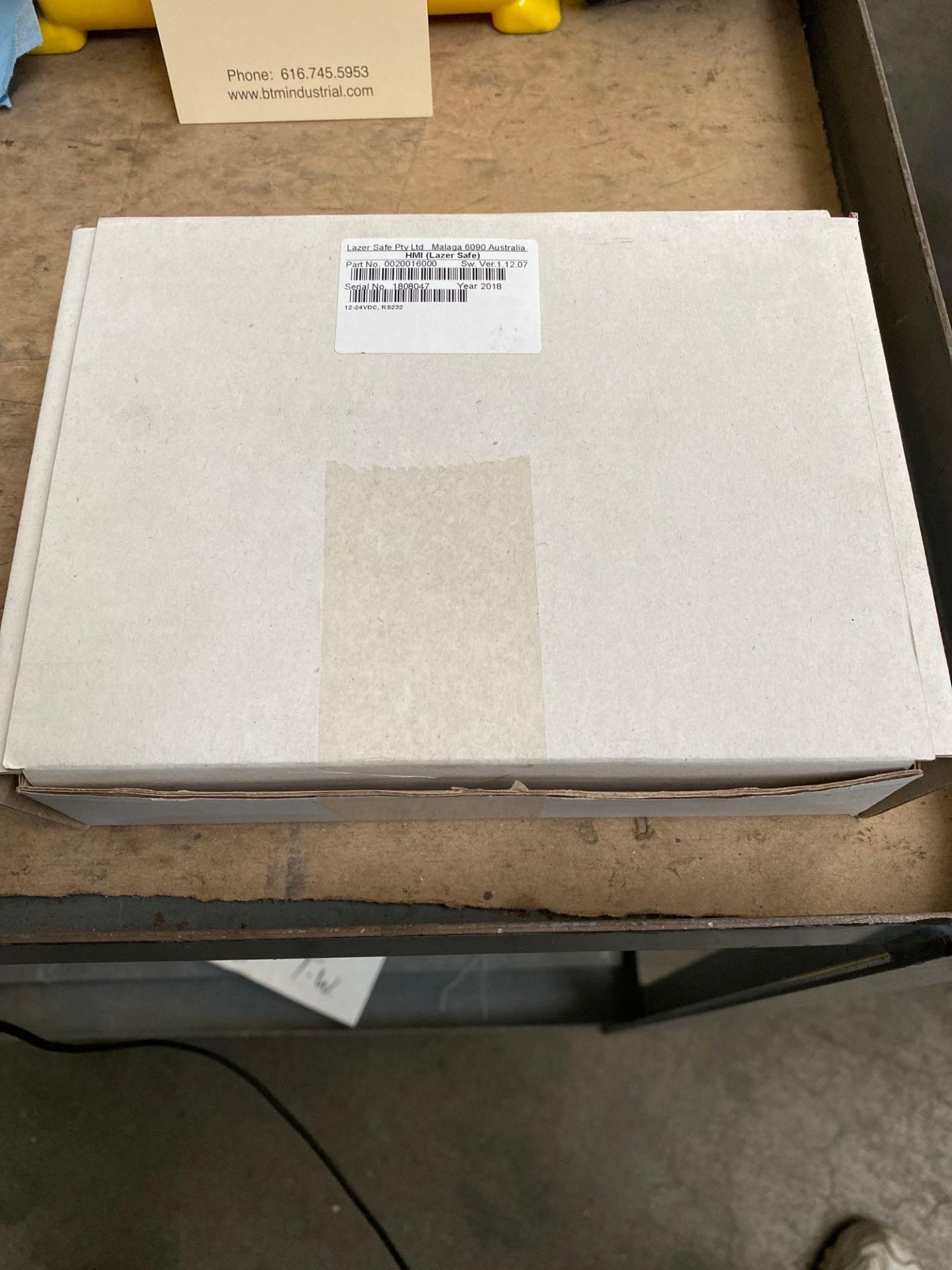 NEW Lazer Safe HMI, P/N 002001600, Mfg'd: 2018