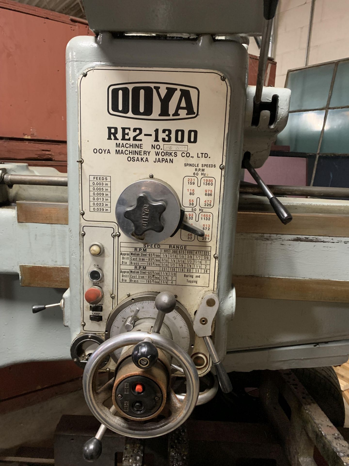 4' x 13" Ooya Radial Arm Drill - Image 7 of 7