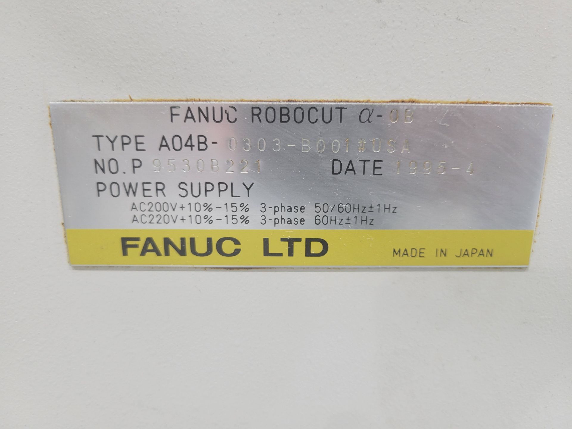 Fanuc Robocut Alpha-0B Wire EDM - Image 2 of 6