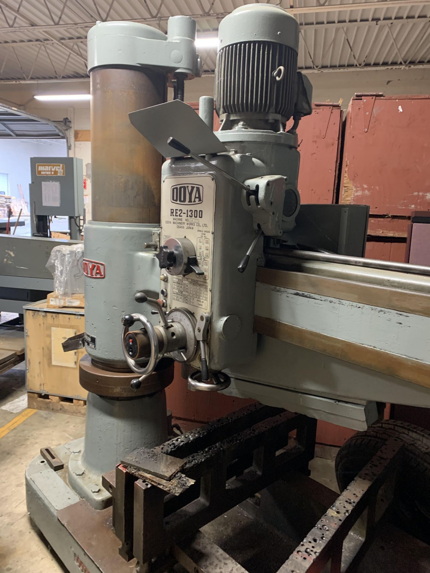 4' x 13" Ooya Radial Arm Drill - Image 6 of 7