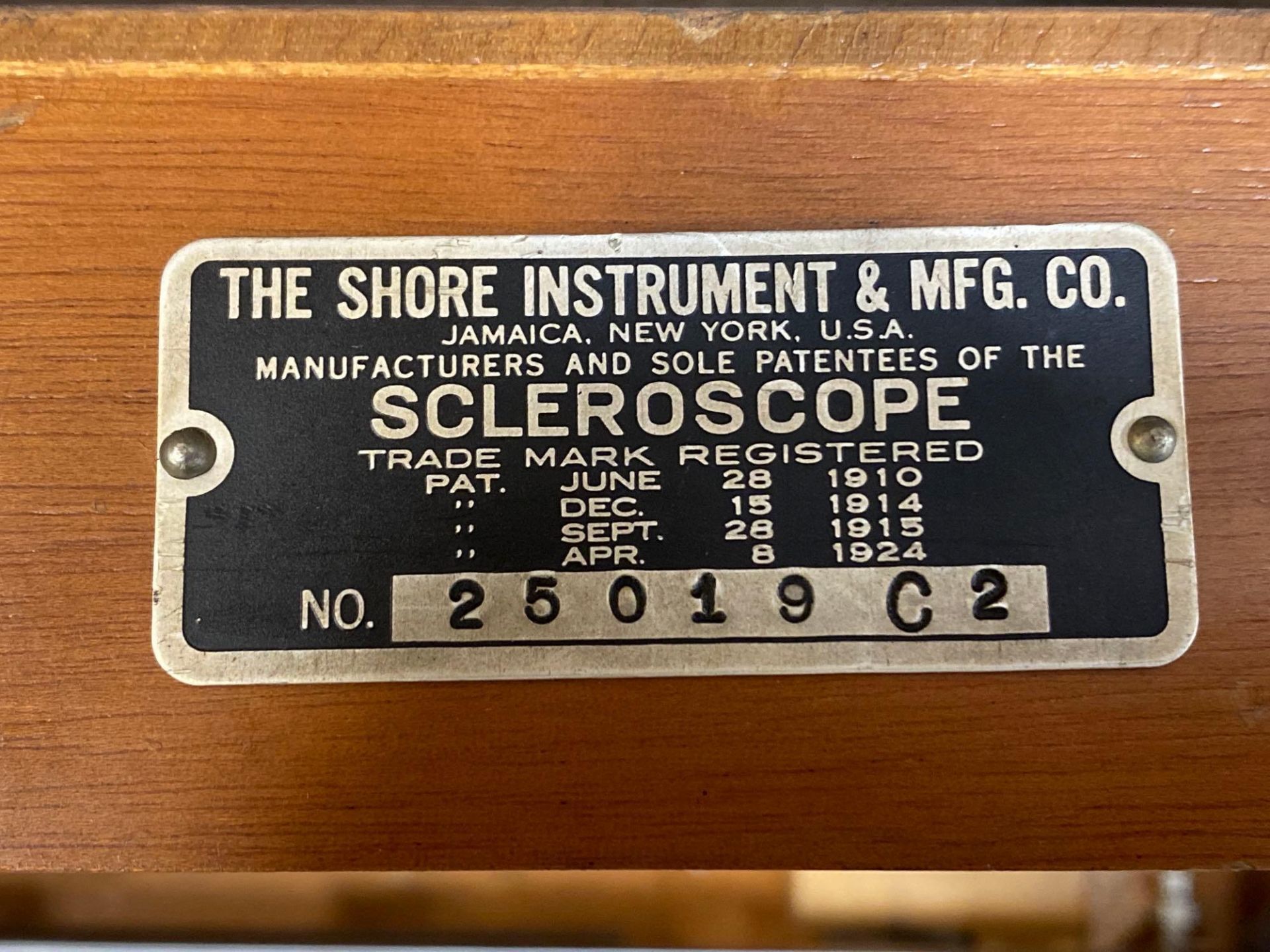 The Shore Instrument & Mfg. Co. Scleroscope & King Brinell Scope - Image 4 of 22