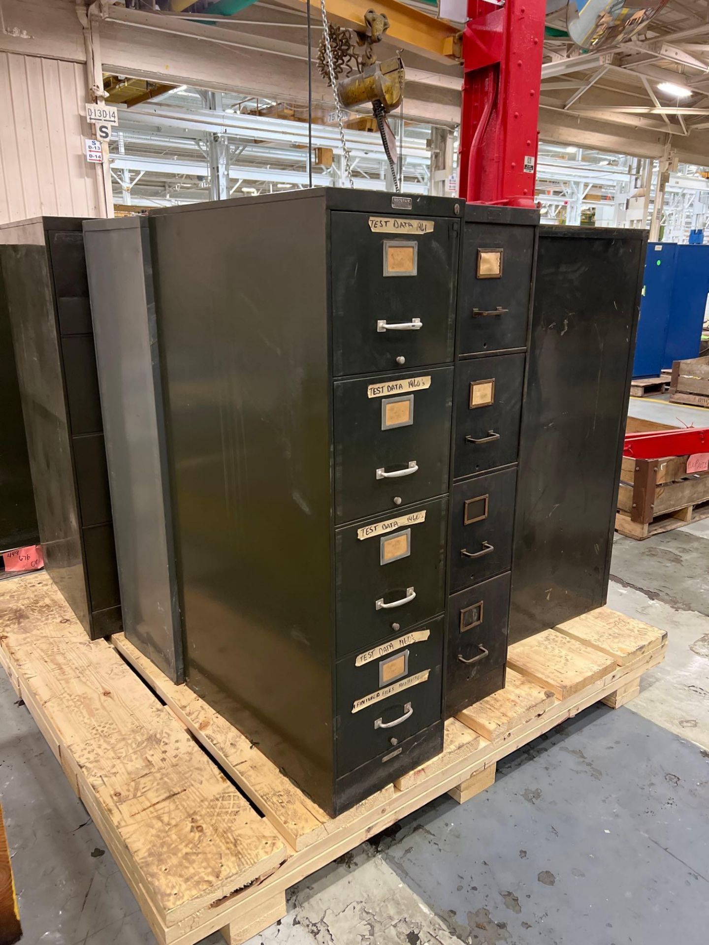 Pallet of (9) File Cabinets - Image 6 of 7