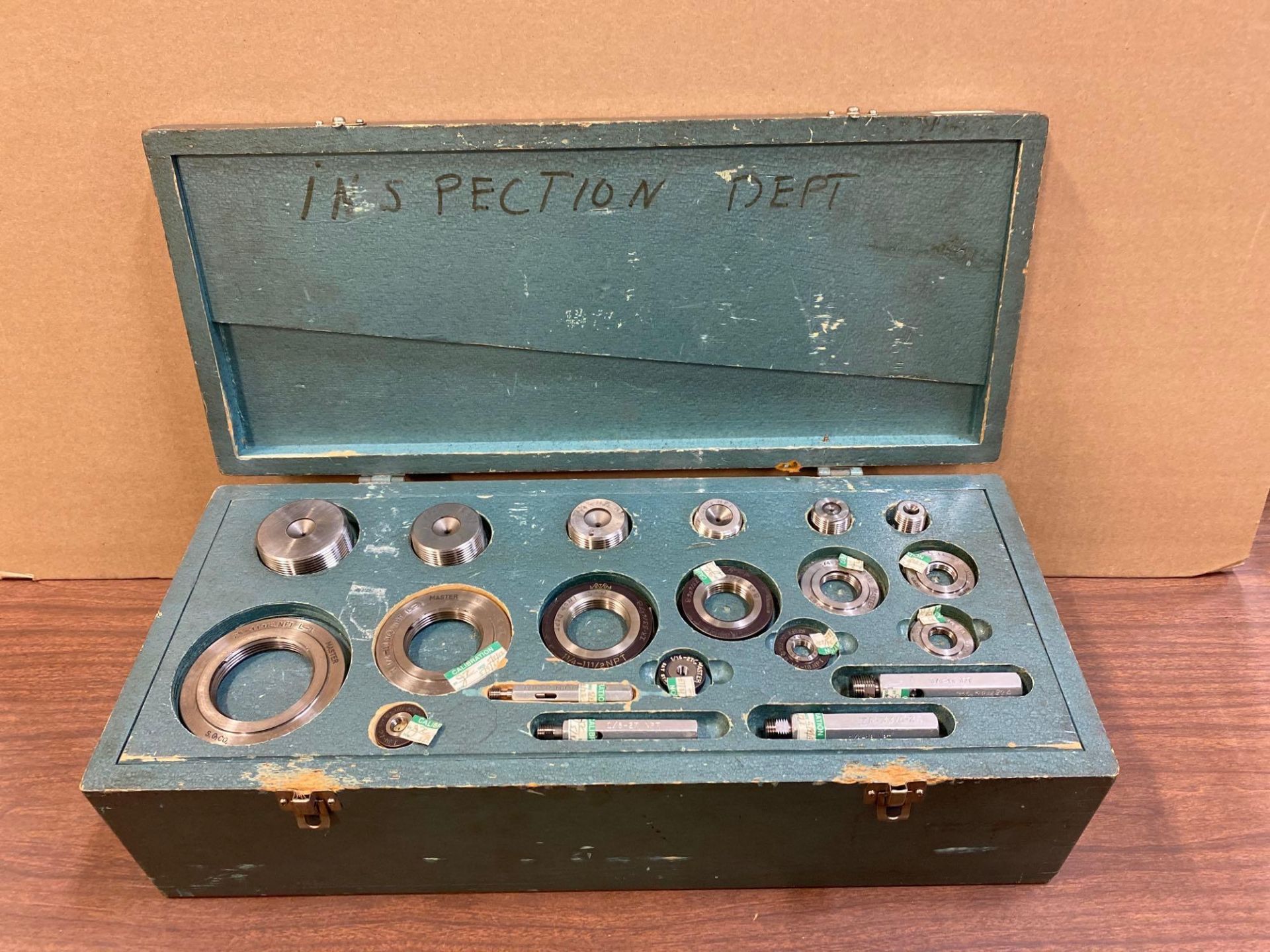 Set of Circle Gages & Thread Plug Gage Pipes - Image 4 of 13