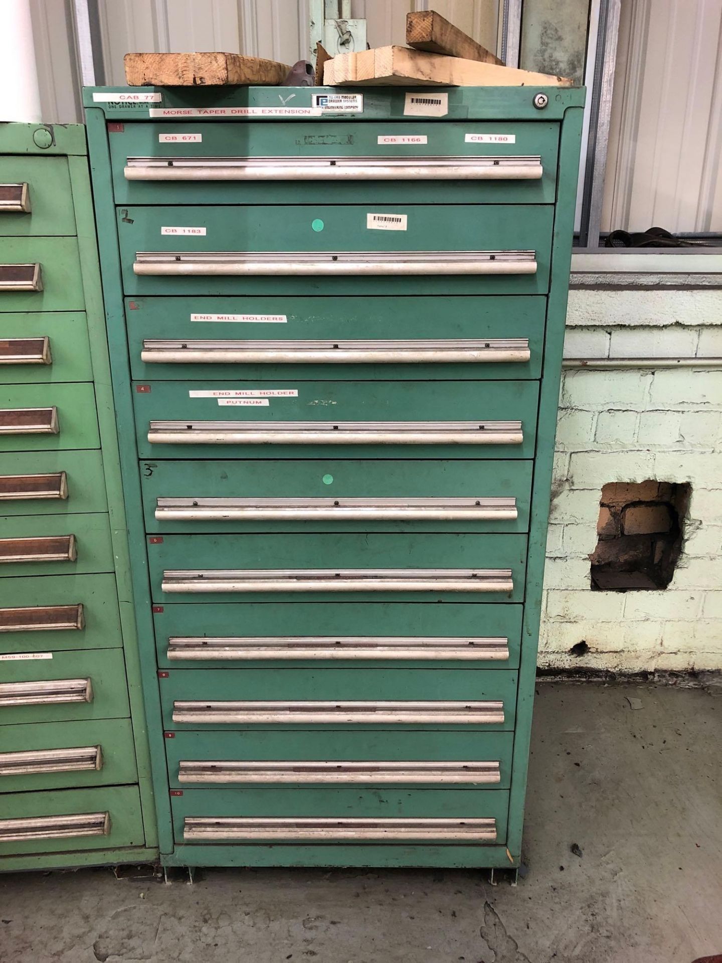 10 Drawer Nu-Era Cabinet, 30" X 28" X 61" H