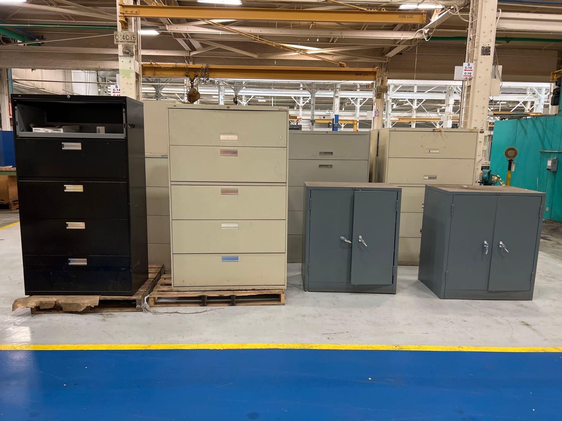 Lot of (10) Later File Cabinets & (3) Cabinets