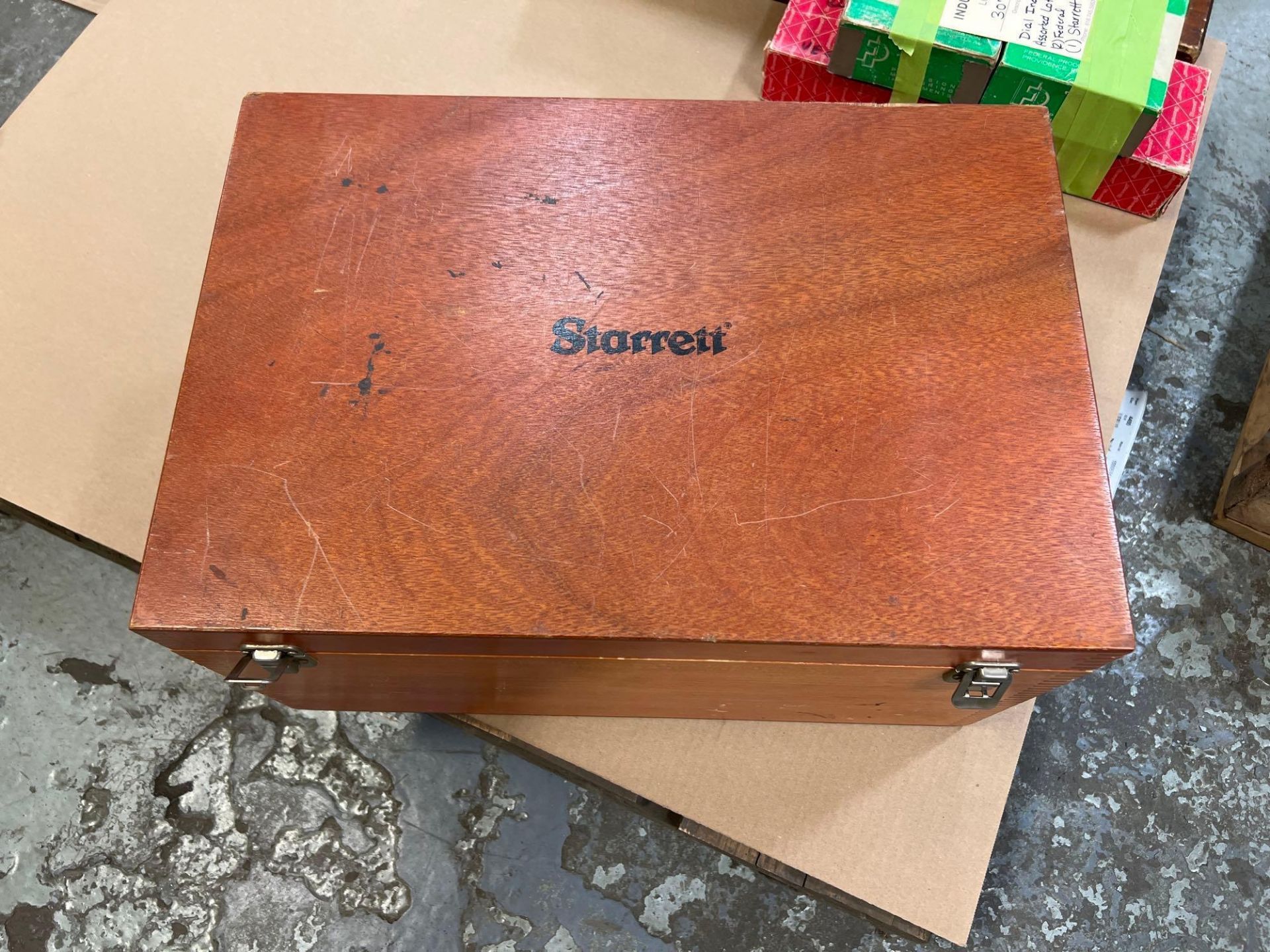 Starrett Outside Micrometers Wooden Case - Image 7 of 8