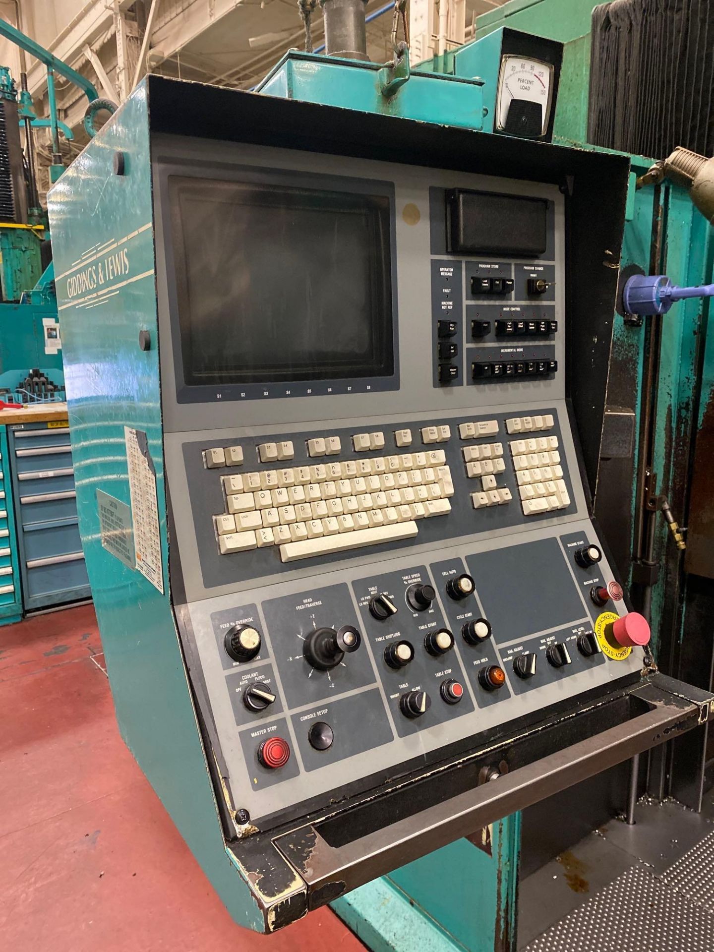 48in Giddings & Lewis 48VTC CNC VTL w/ 30 ATC, Cat 60 Taper, G&L 8000 Controller - Image 3 of 14