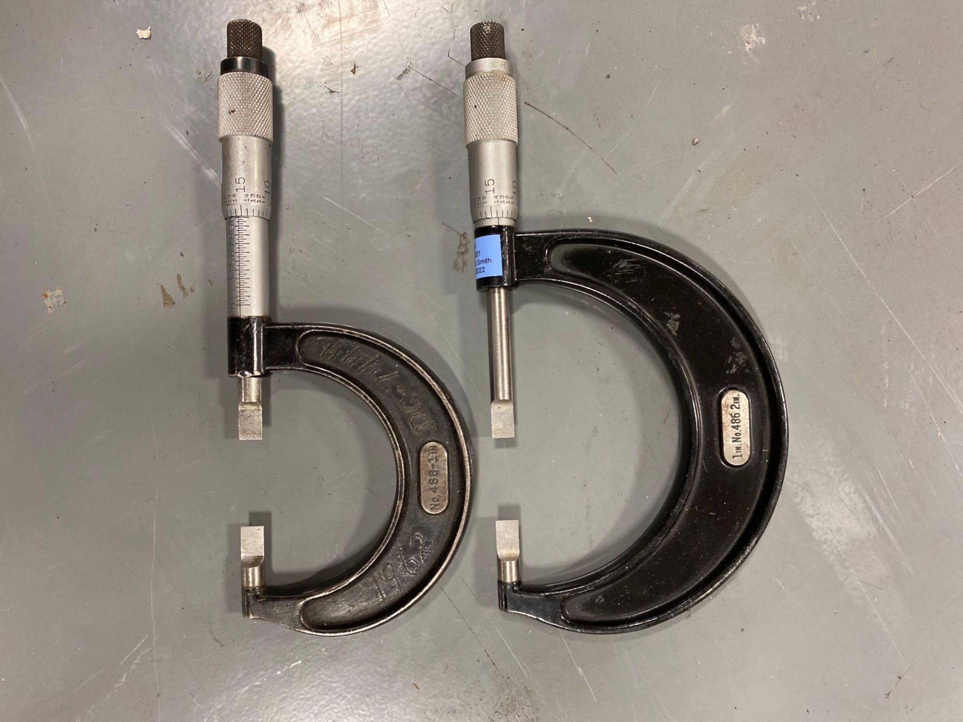 Lot of (2) Blade Micrometers, (2) Thread Micrometers, (2) Outside Diameter Mics - Image 2 of 14