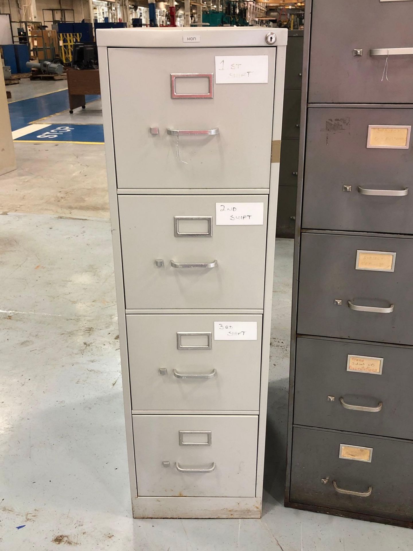 Lot of (3) File Cabinets 1-4 Drawer 2-5 Drawer - Image 2 of 4