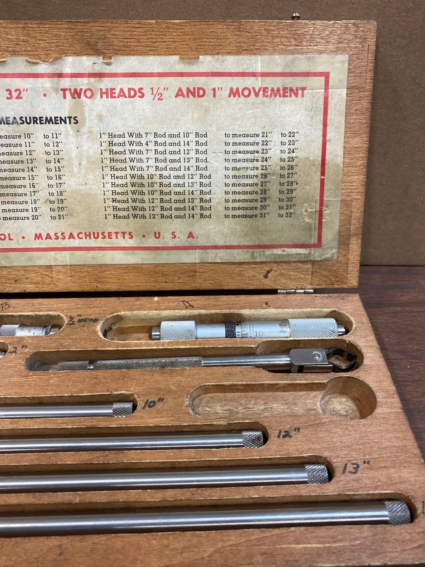 Lot of (4) Starrett Inside Diameter Micrometers - Image 21 of 22