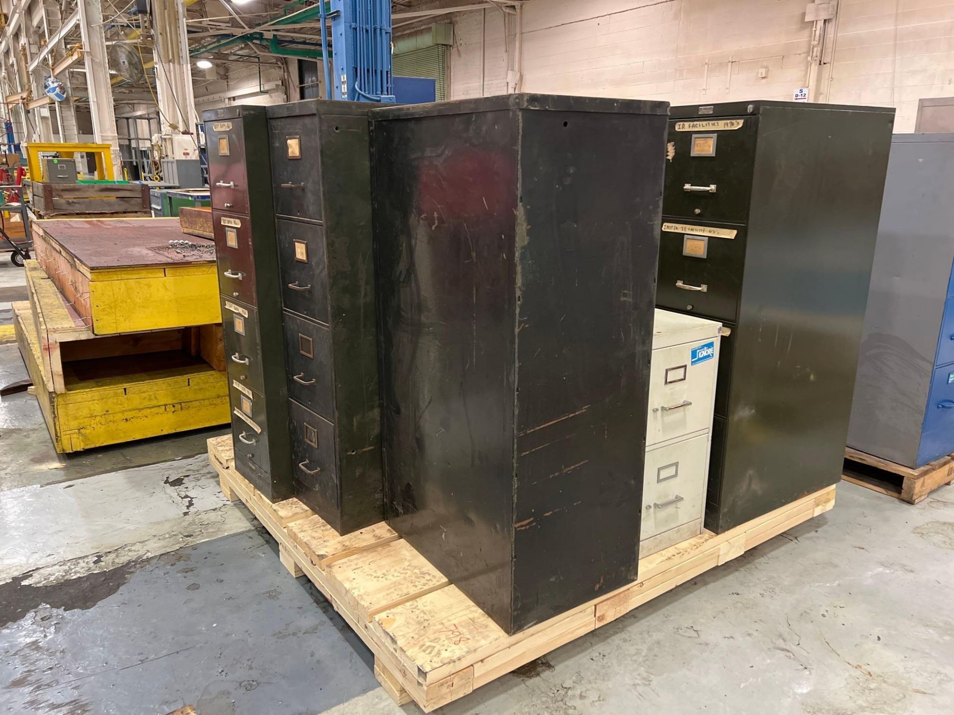 Pallet of (9) File Cabinets