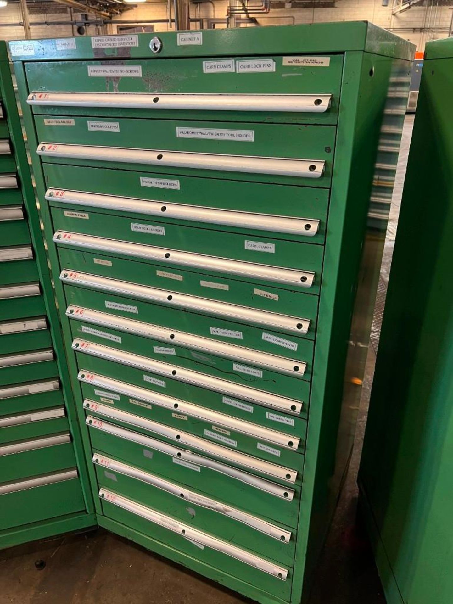 12 Drawer Lista Cabinet w/contents *LOADED WITH TOOLING*