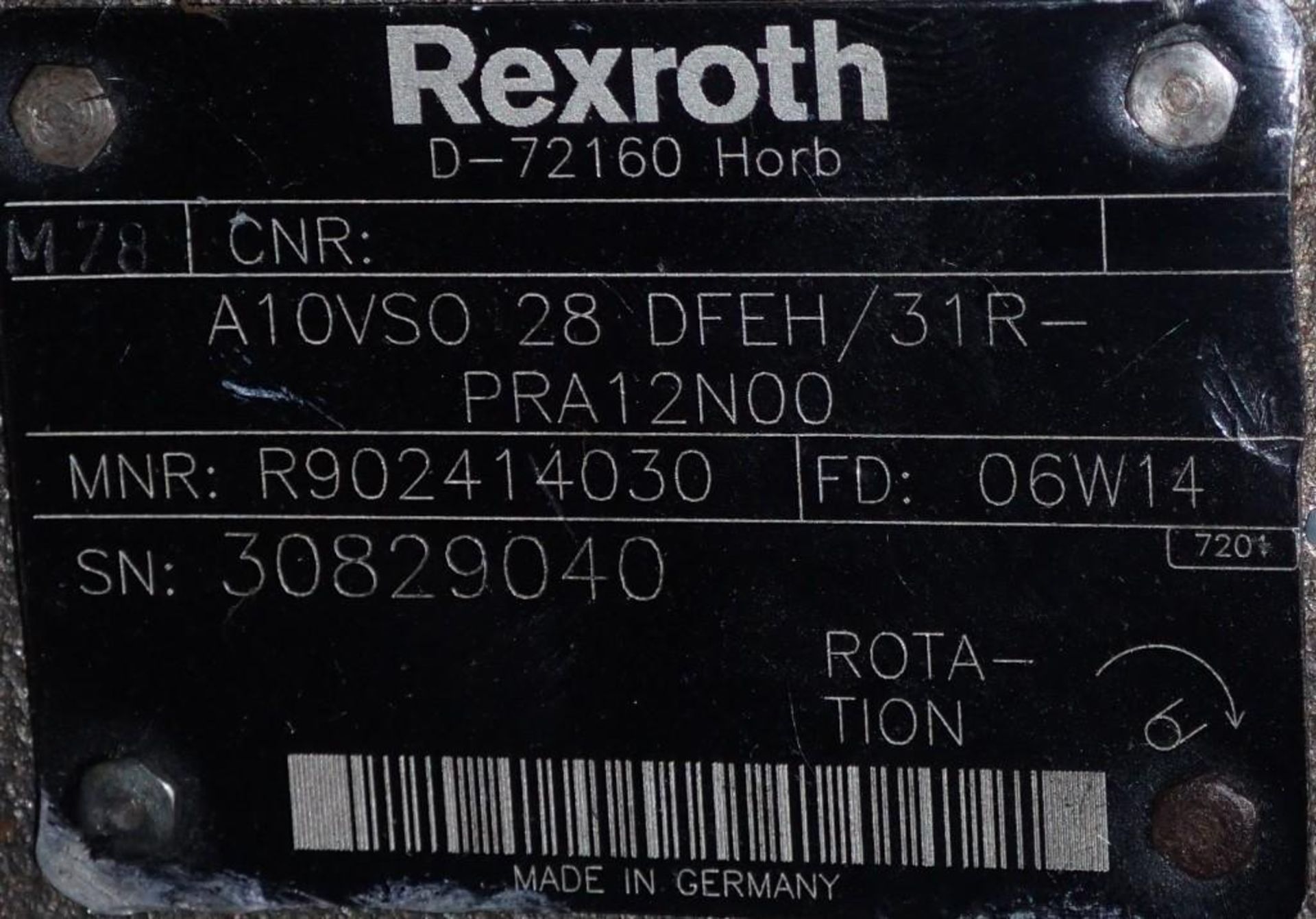 Rexroth Hydraulic Pump - Image 3 of 3