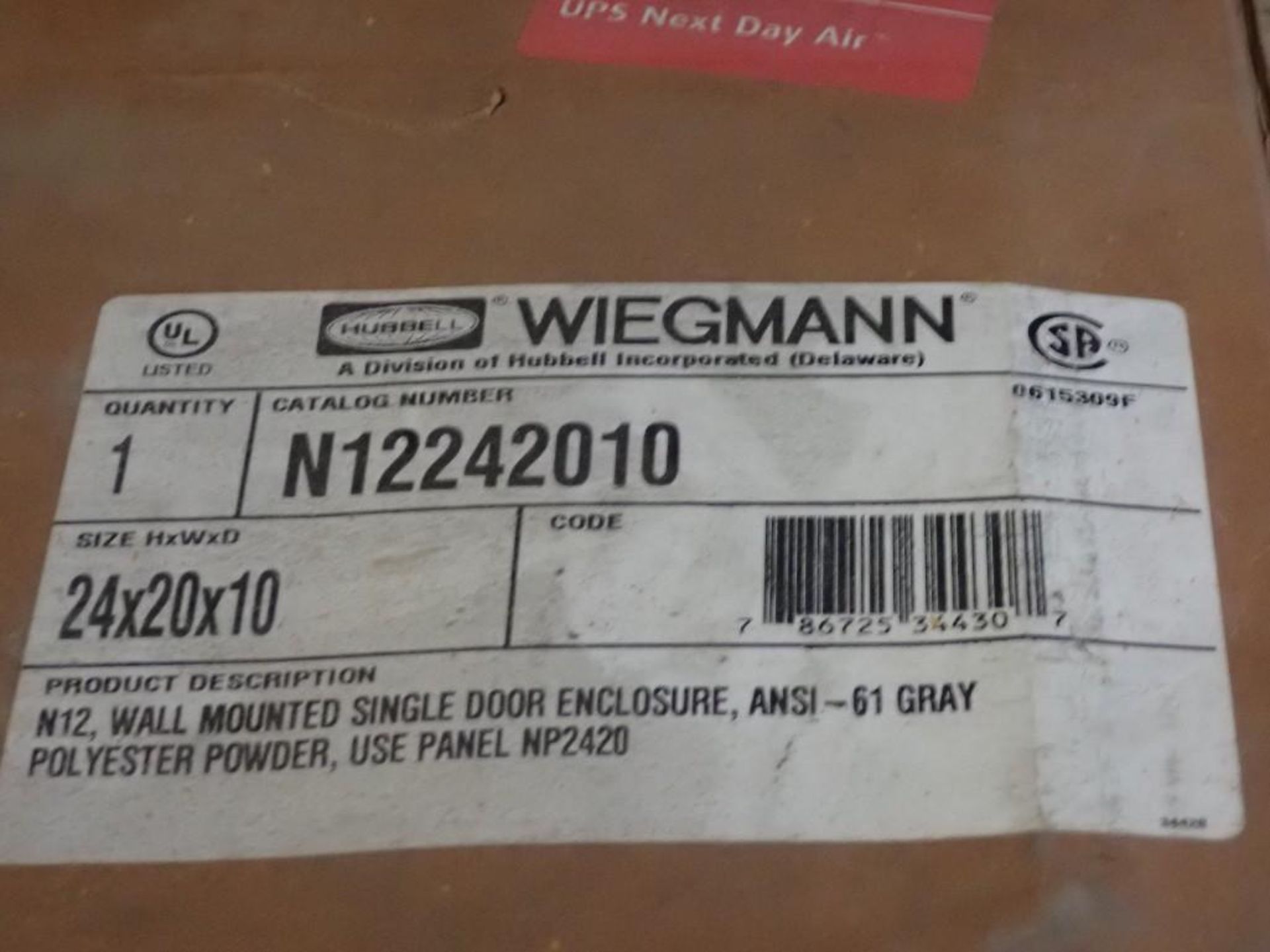 New Wiegmann Electrical Box #N12242010 - Image 3 of 3