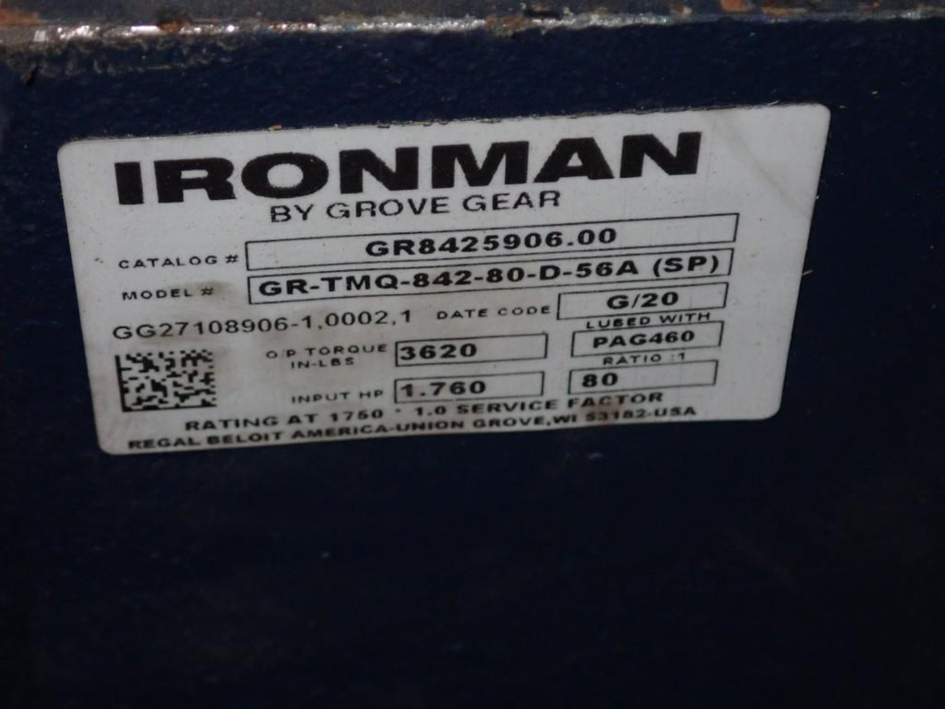 Lot of (3) Ironman #GR-TMQ-842 Gear Reducers - Image 8 of 8