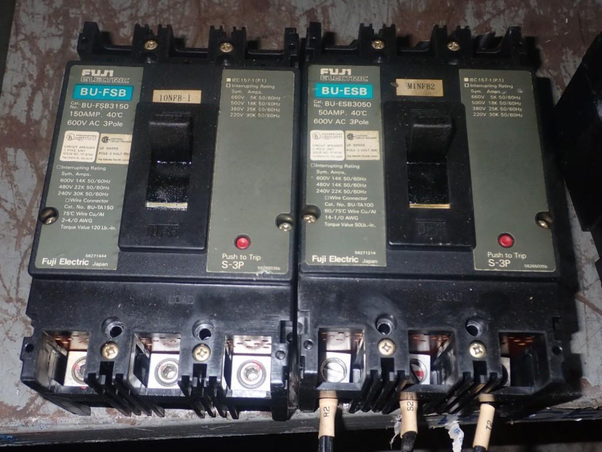 Lot of (4) Fuji Circuit Breakers - Image 3 of 3