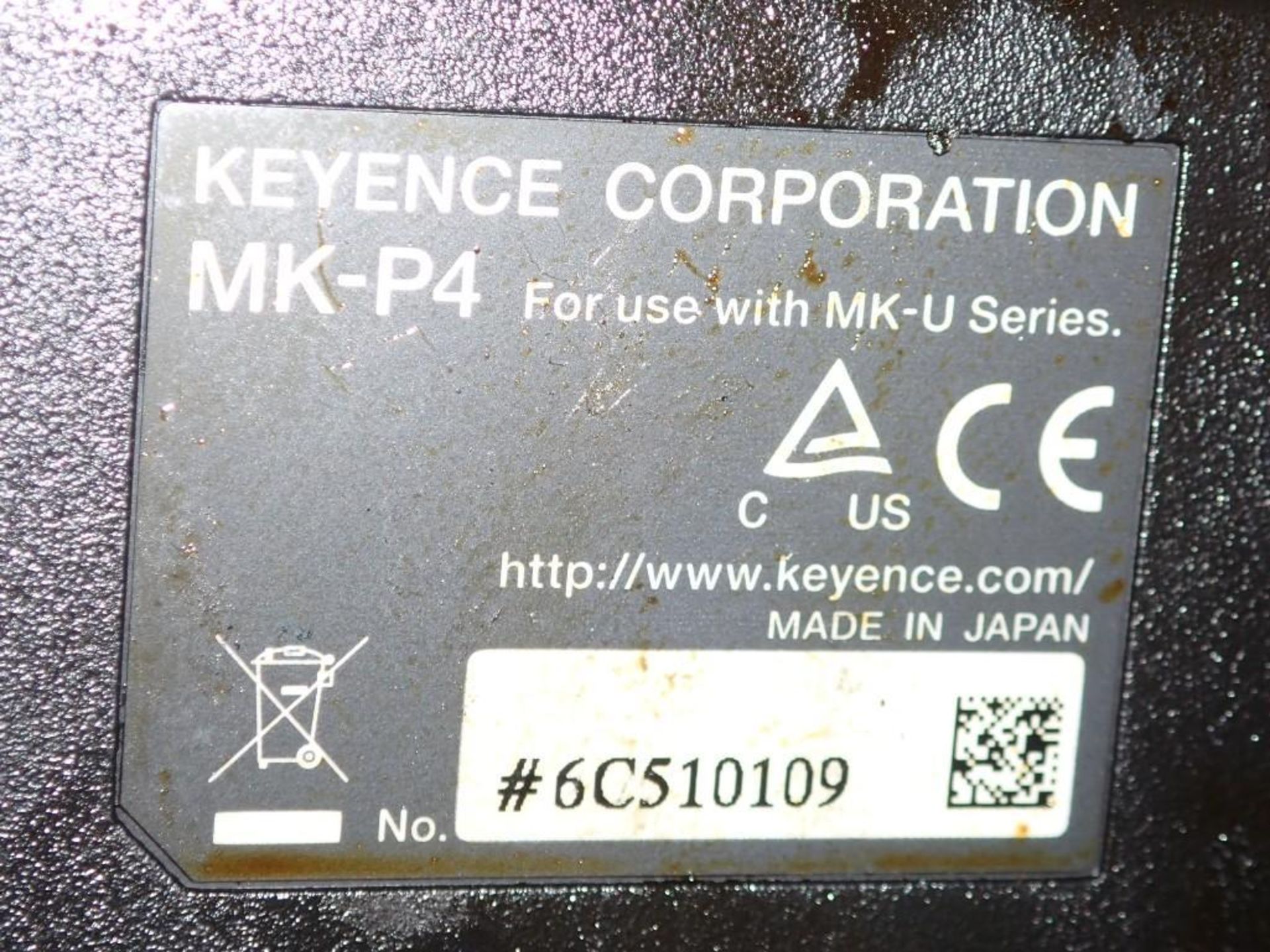 Keyence #MK-U6000 Inkjet Printer w/ #MK-P4 Interface - Image 8 of 8