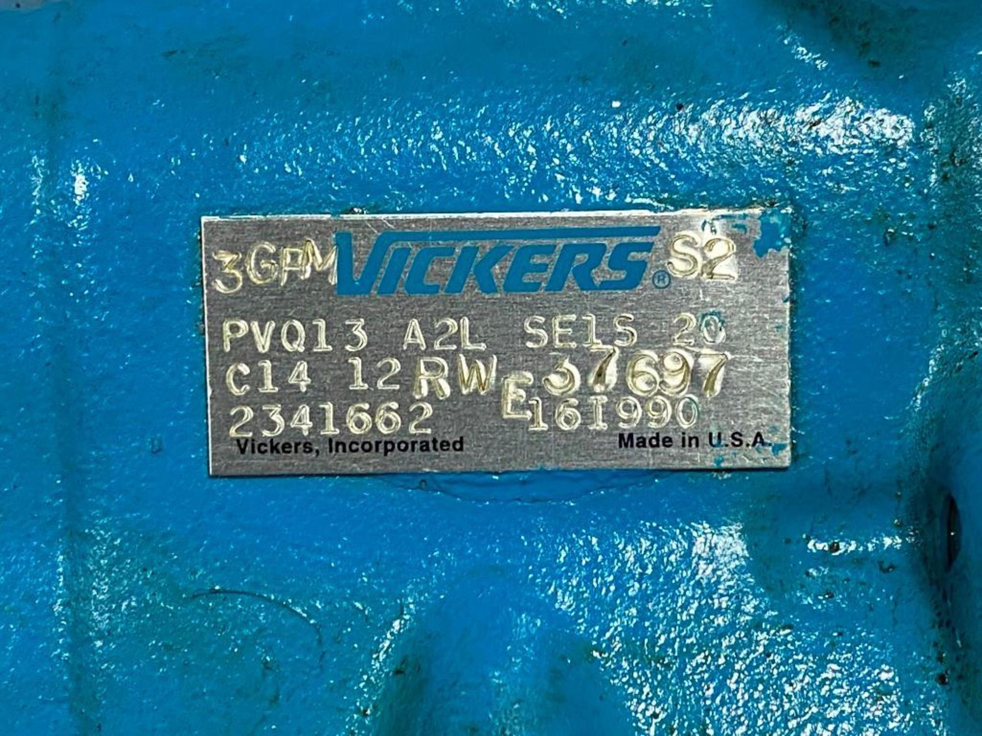 Vickers #PVQ13 A2L SE1S 20 C14 12RWE 37697 Pump - Image 3 of 3