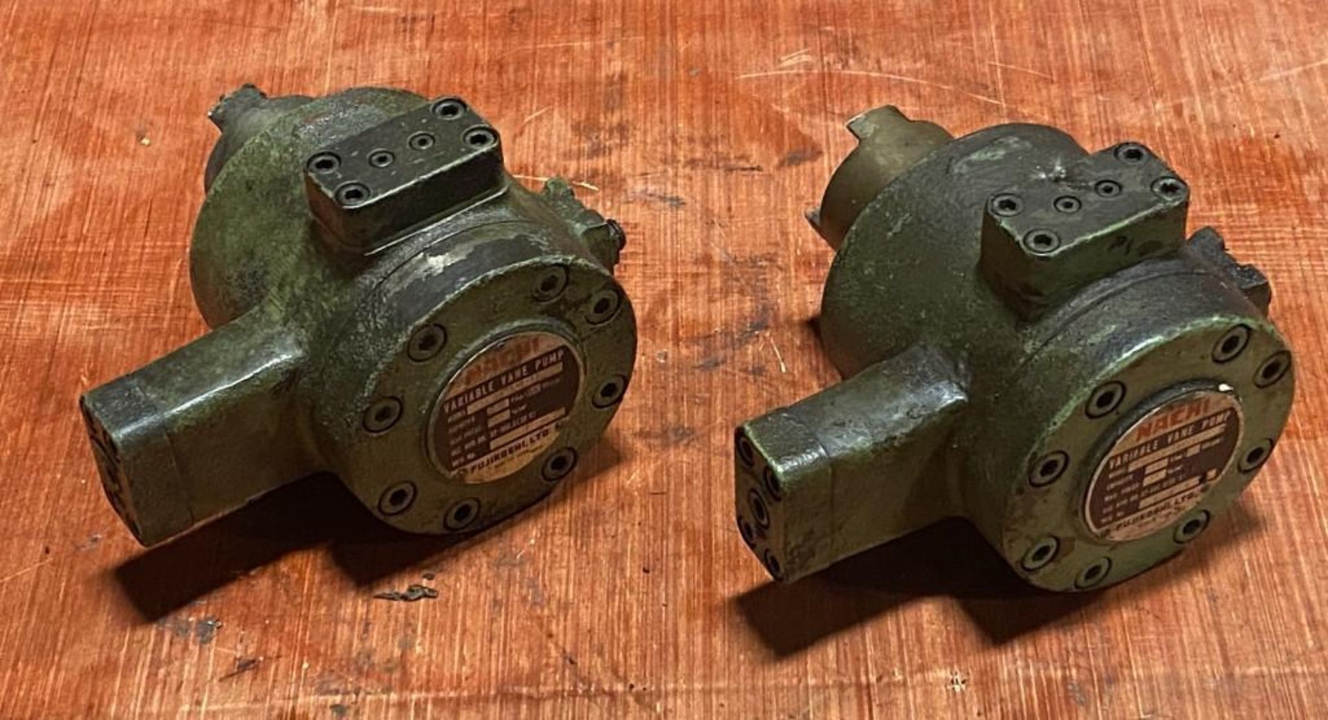 Lot of (2) Nachi #VDR-1A-1A2-11 Variable Vane Pumps