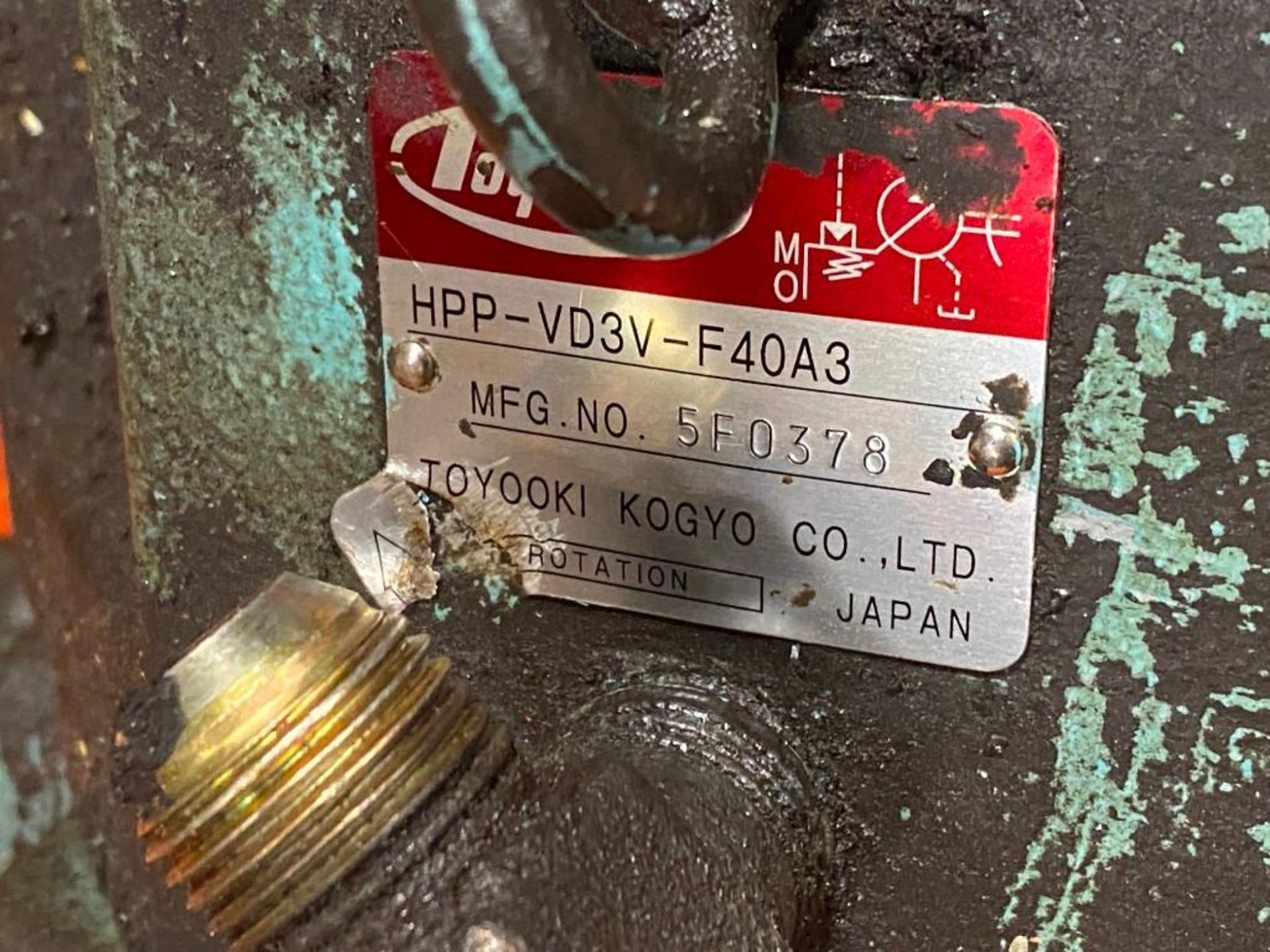 Toyooki Kogyo Co. #HPP-VD3V-F40A3 Hydraulic Pump - Image 4 of 4