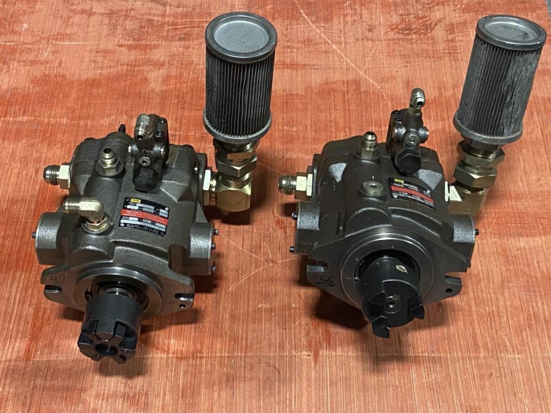 Lot of (2) Parker #PVP23303R2VM20 Hydraulic Pumps