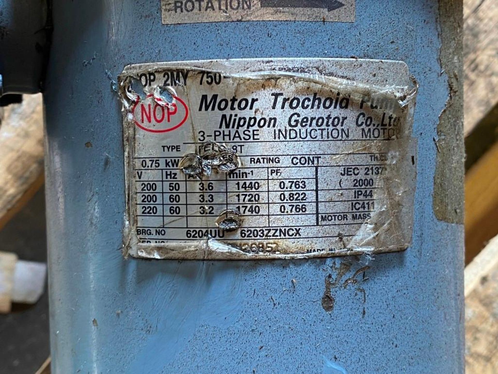Nippon Gerotor #TOP-2MY 750?? Trochoid Pump - Image 3 of 3