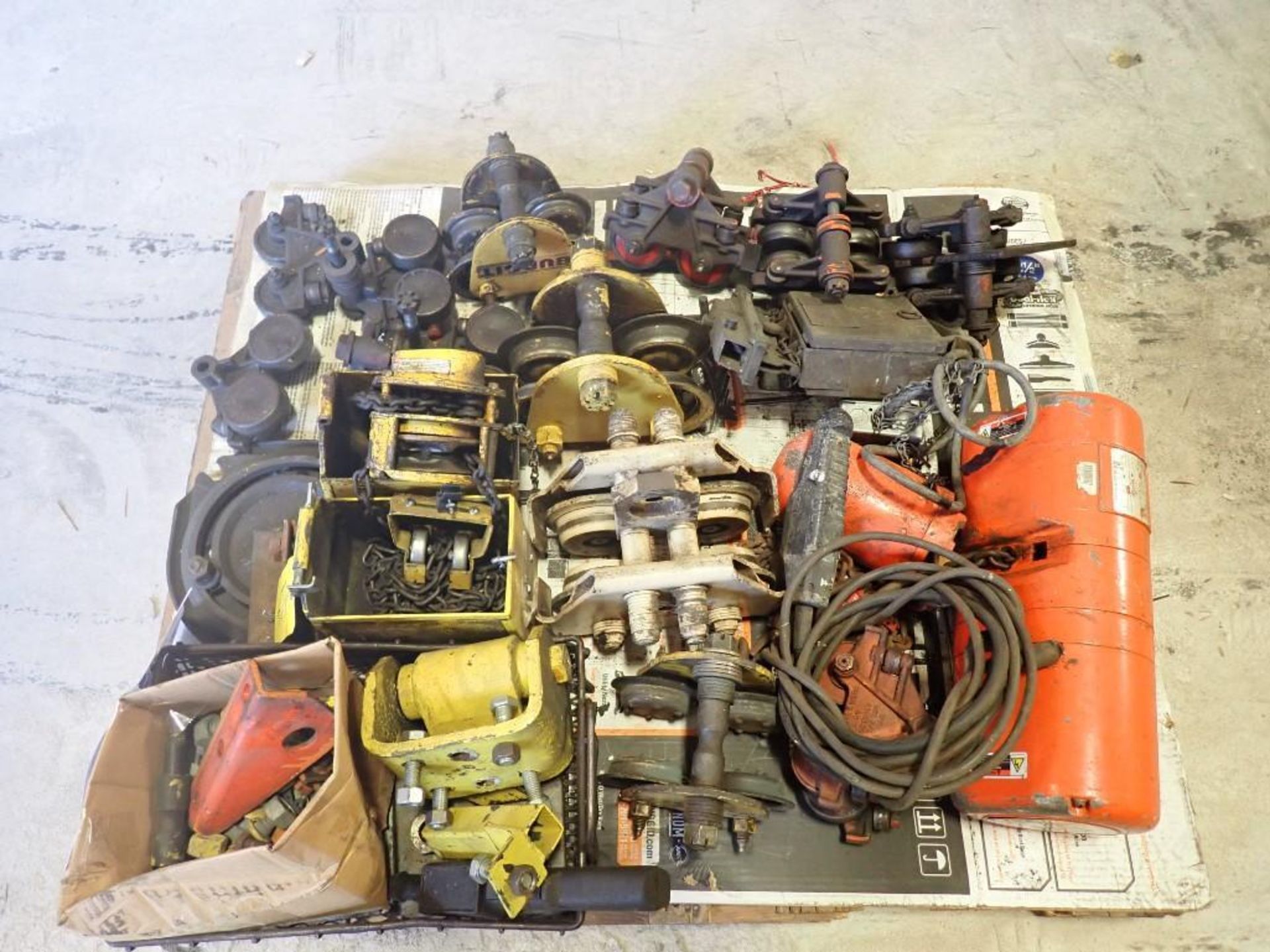 Skid of Hoist Items