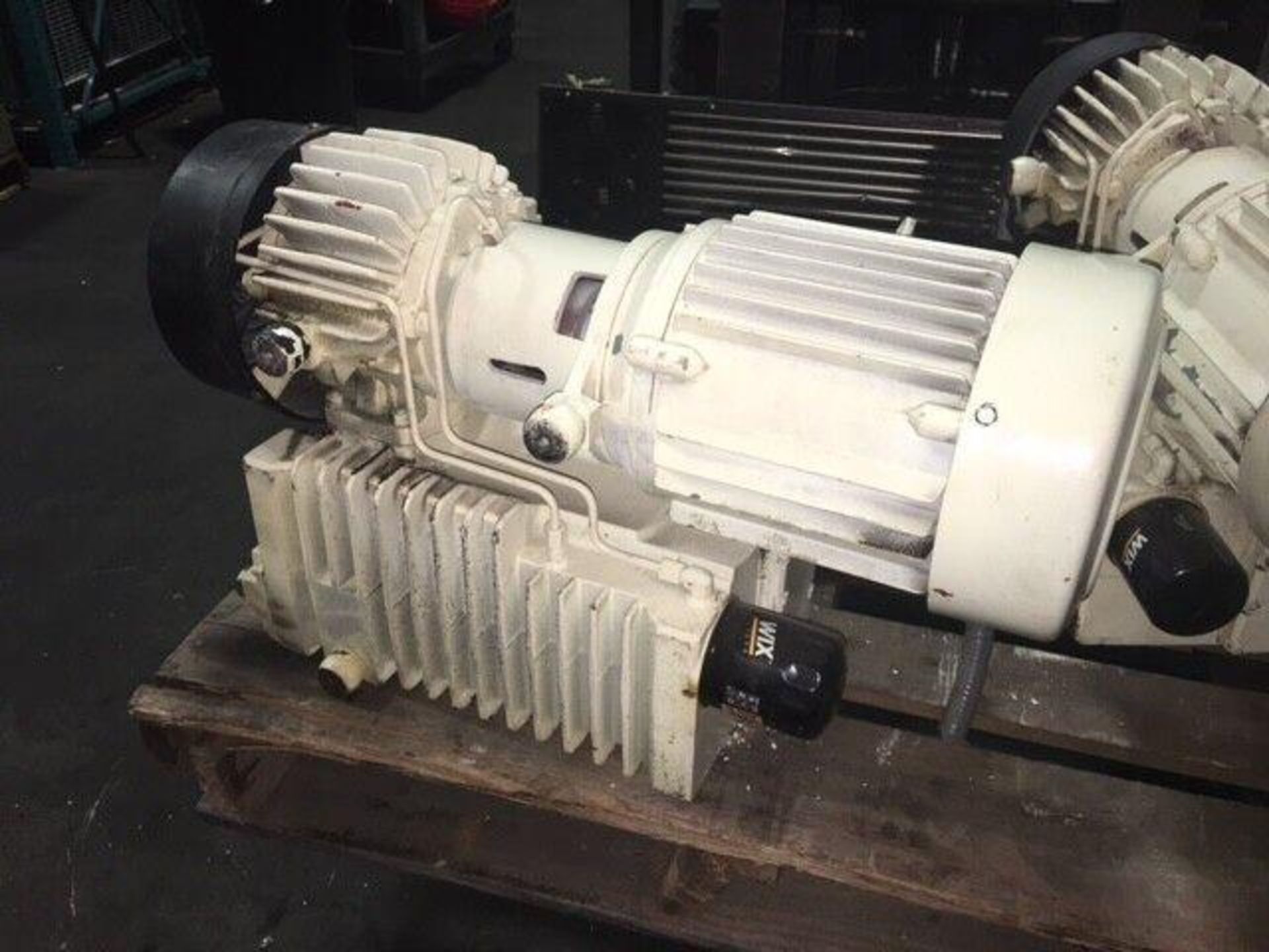 Lot of (2) Squire-Cogswell Aeros 3 HP Vacuum Pumps w/Motors, Model S3 - Image 5 of 8