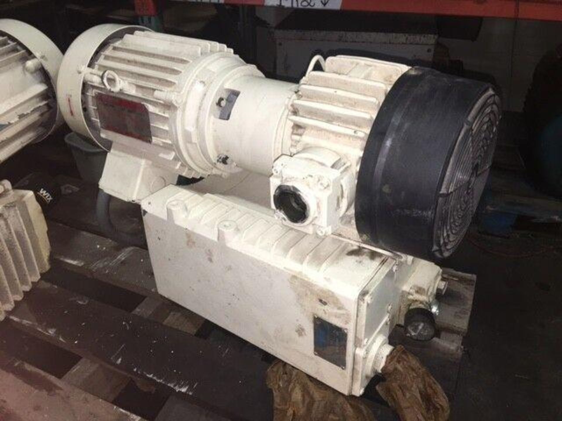 Lot of (2) Squire-Cogswell Aeros 3 HP Vacuum Pumps w/Motors, Model S3 - Image 6 of 8