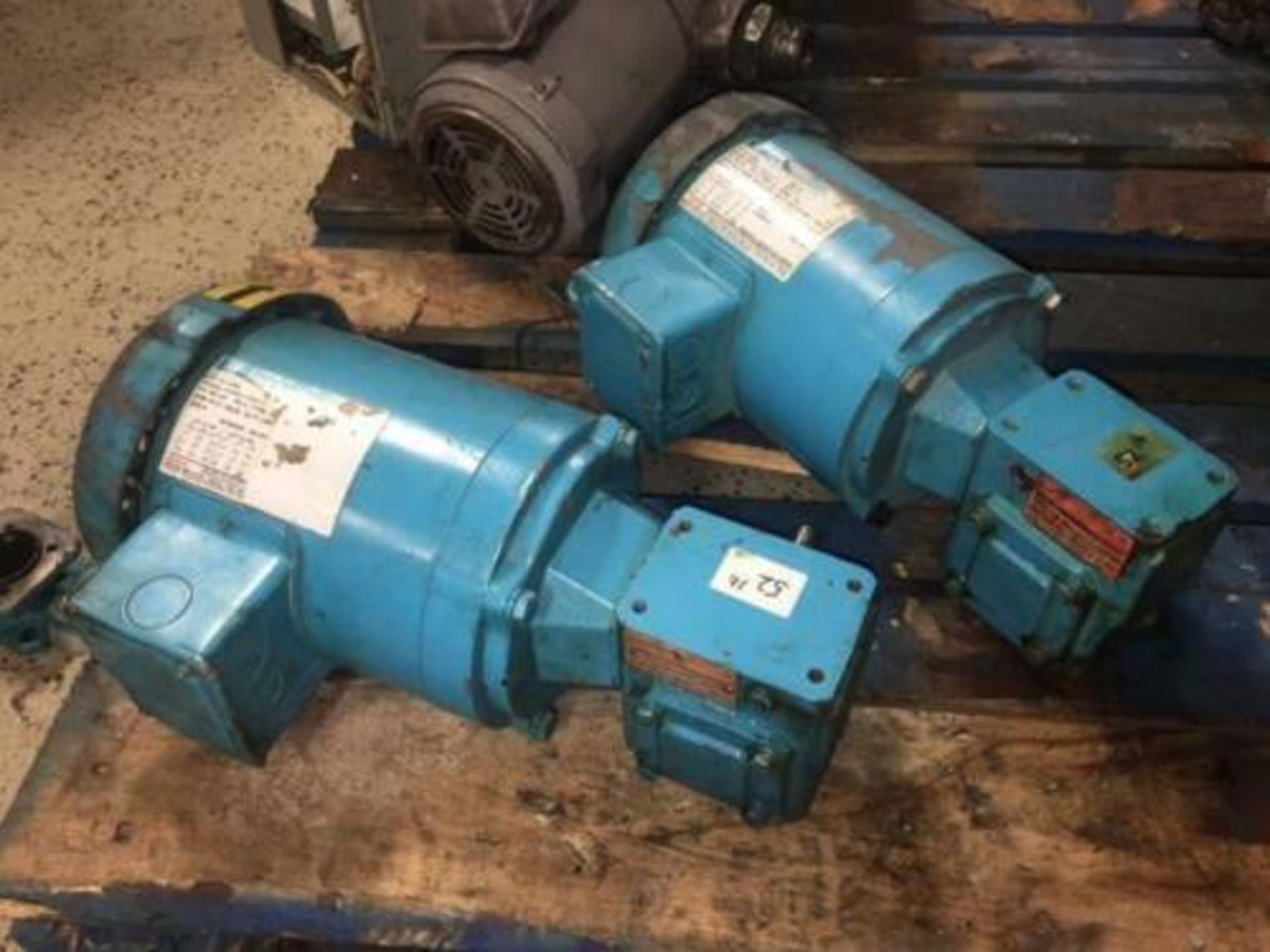 *Lot of 2* Marathon Electric 1/4 HP Motor w/ Browning Gear Reducer, 133Q56L5, 230/460V - Image 2 of 8