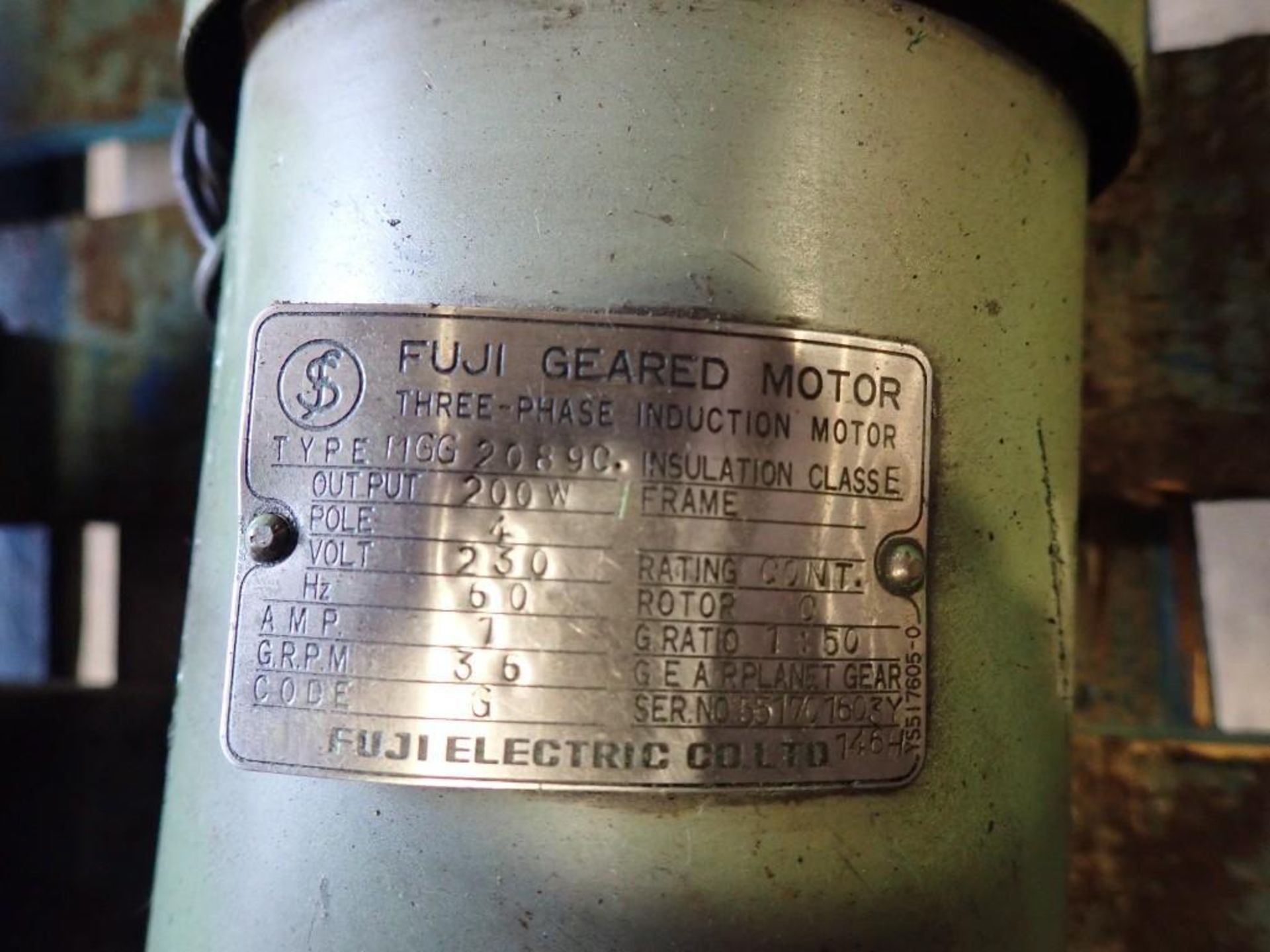 Fuji Electric Geared Motor - Image 3 of 3