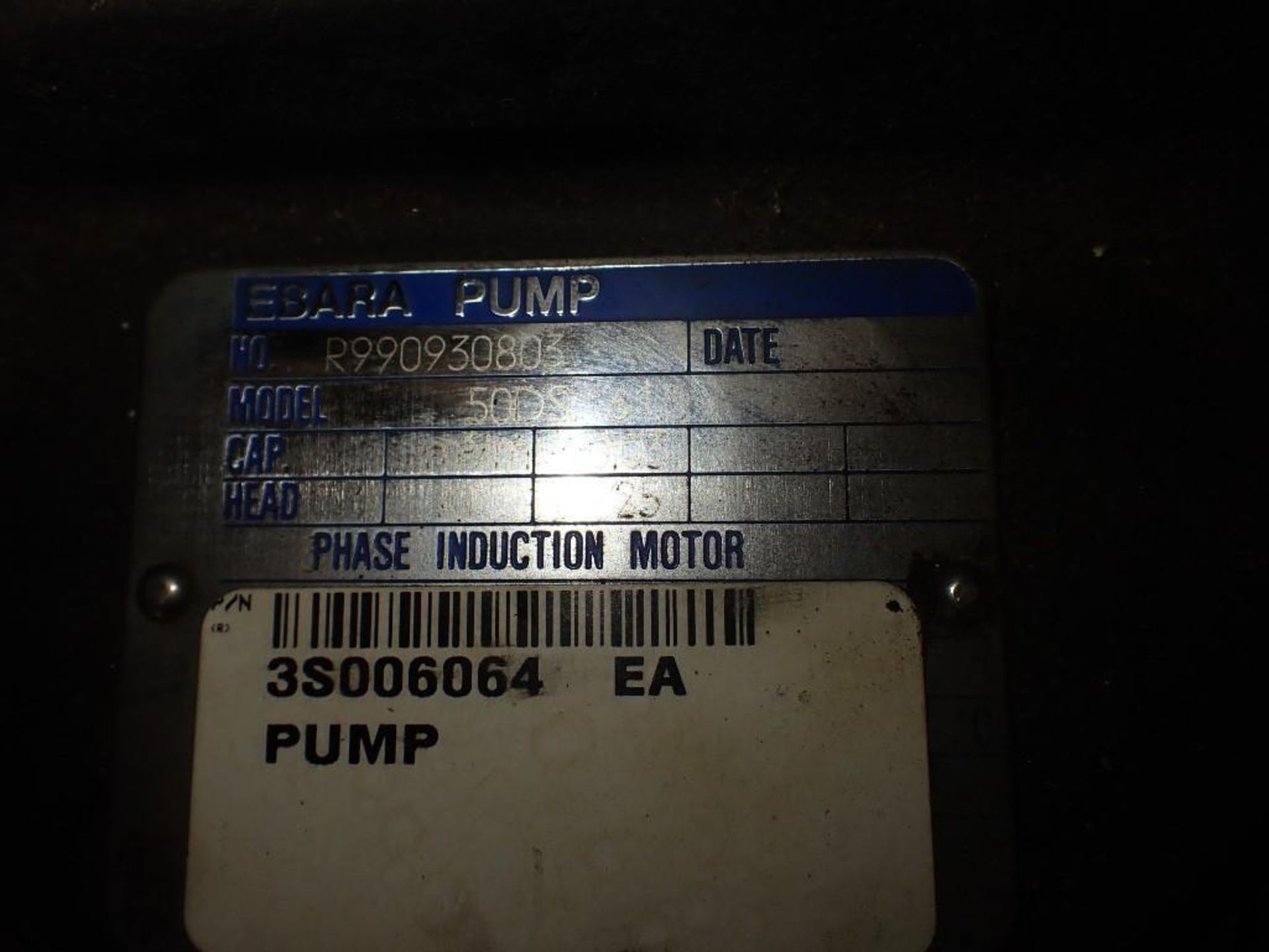 Ebara #50DS 615 / #R990930803 / #3S006064 Pump - Image 3 of 3