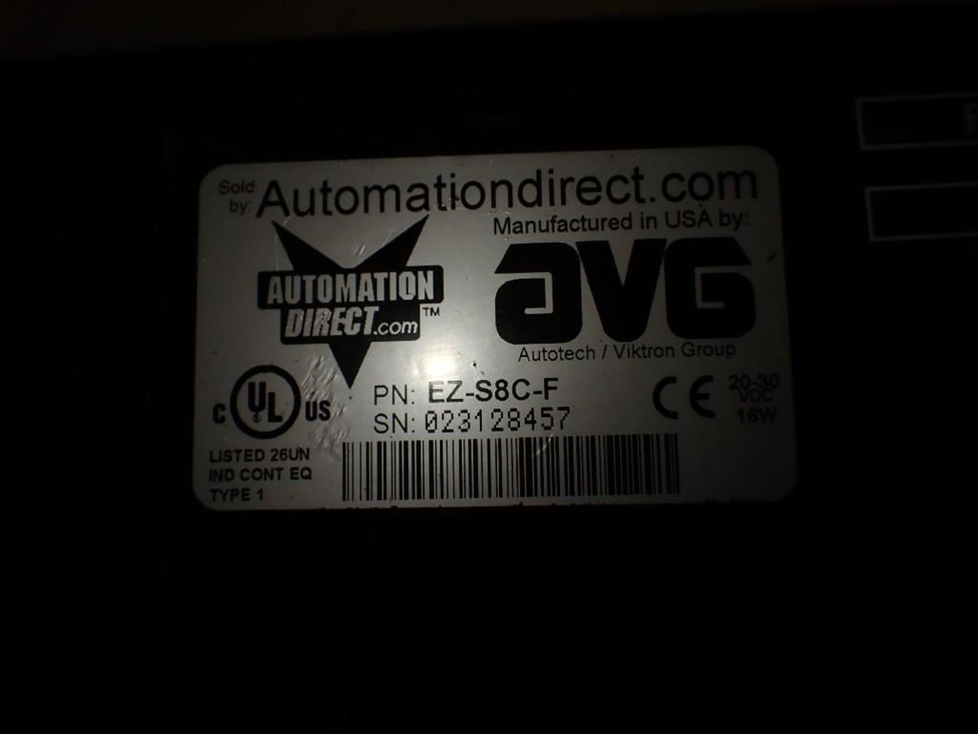 Automation Direct #EZ-S8C-F Screen - Image 4 of 4