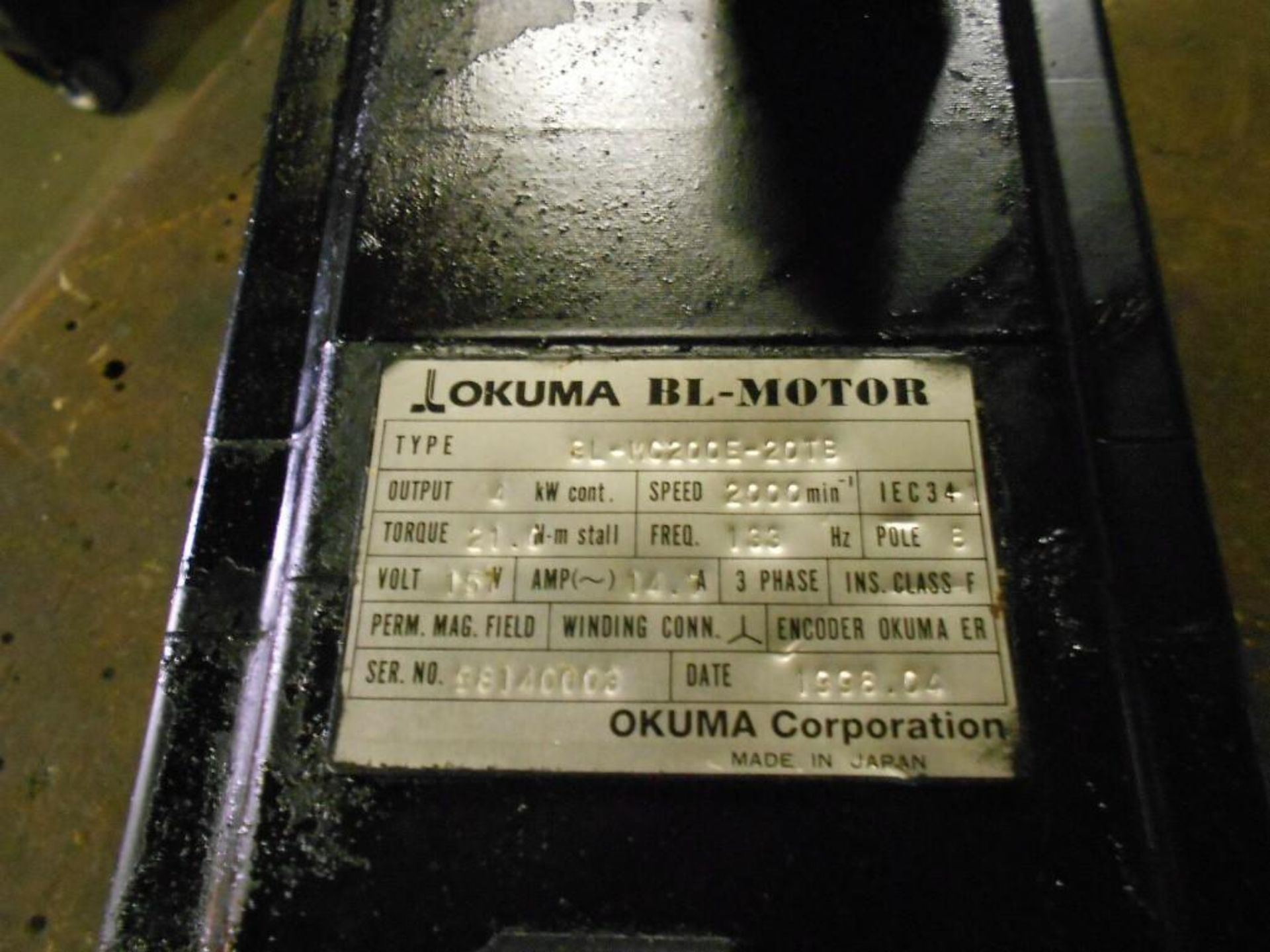 Okuma AC Servo Motor - Image 6 of 6