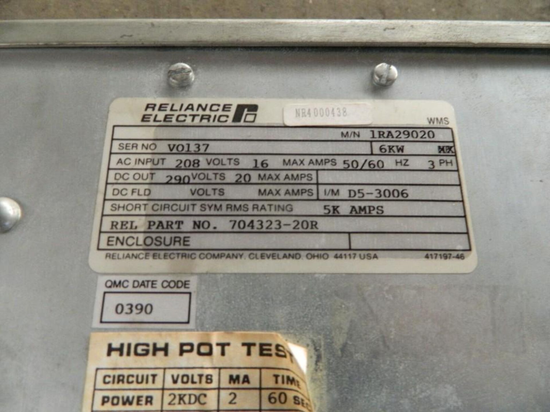 Lot of (5) Reliance Electric Motion Control System - Image 4 of 4