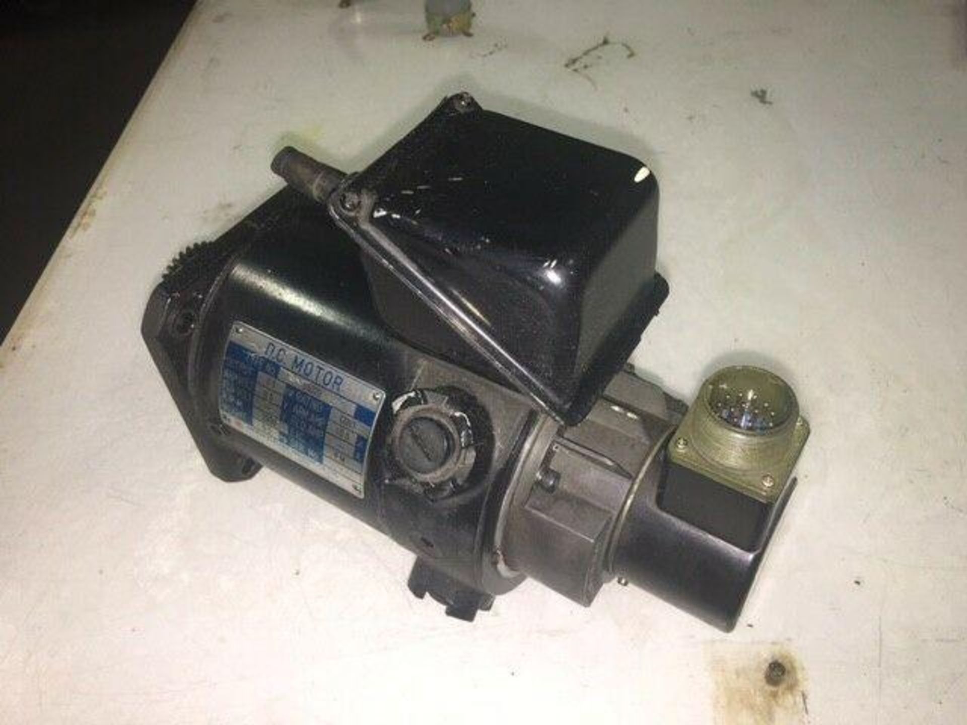 Lot of (2) Nippon #S5020 DC Servo Motors W/ Sumtak Optcoders LMA-250BM-S3, 2000 RPM