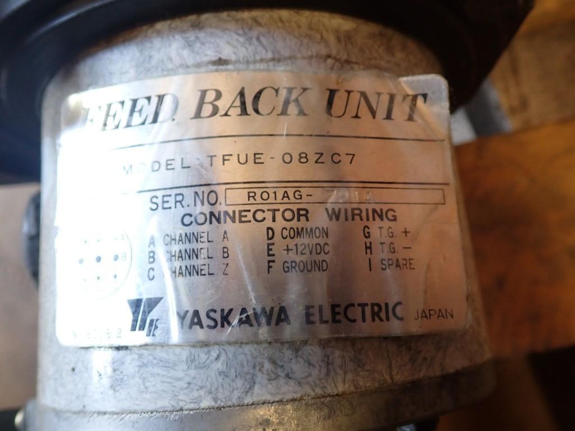 Lot of (7) Yaskawa Cup Servo Motors, #UGCMEM-04-MU12, Feedback: TFUE-08ZC7 - Image 8 of 8