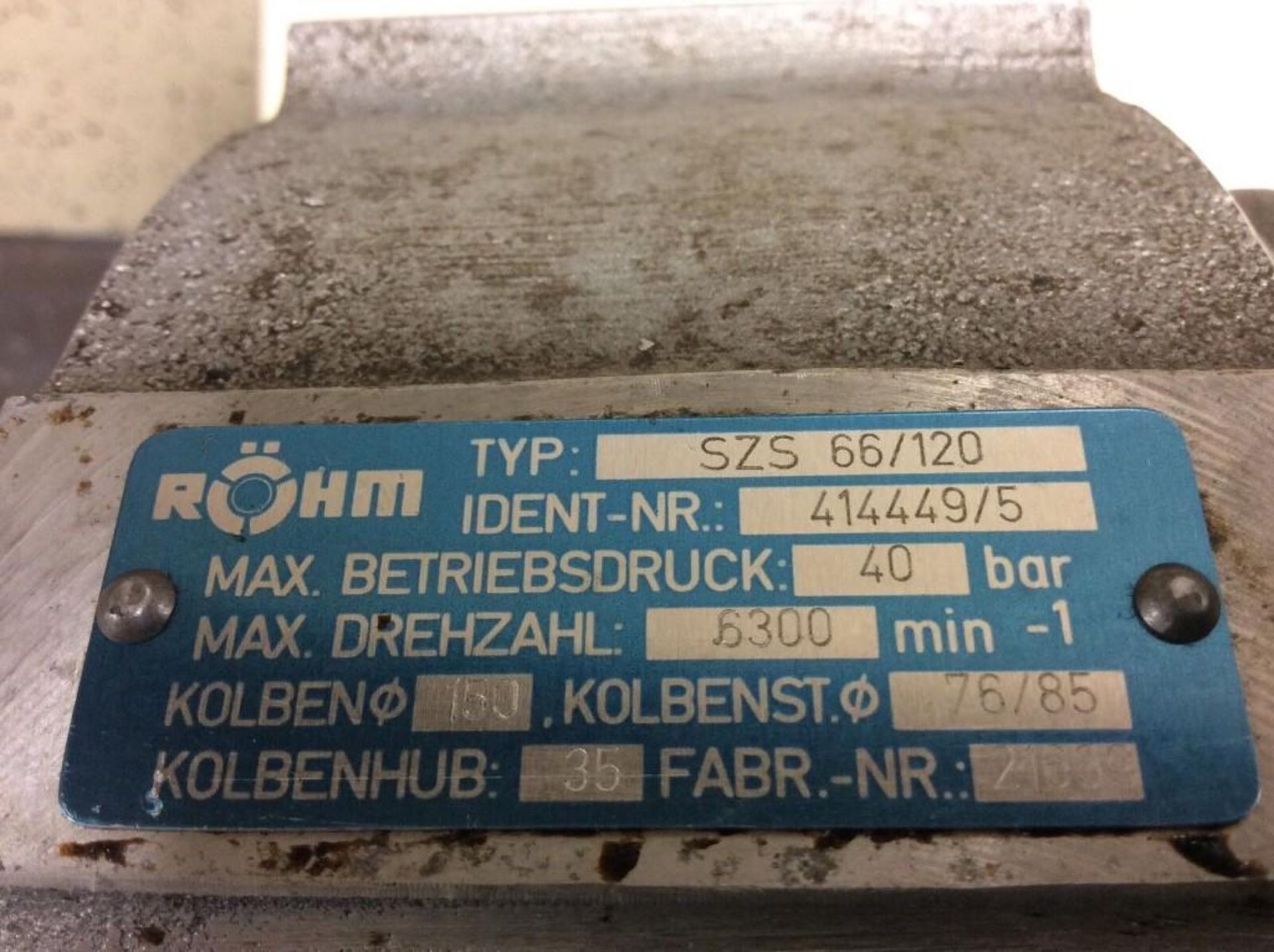 Rohm #SZS 66/120 Chuck Actuator - Image 4 of 4