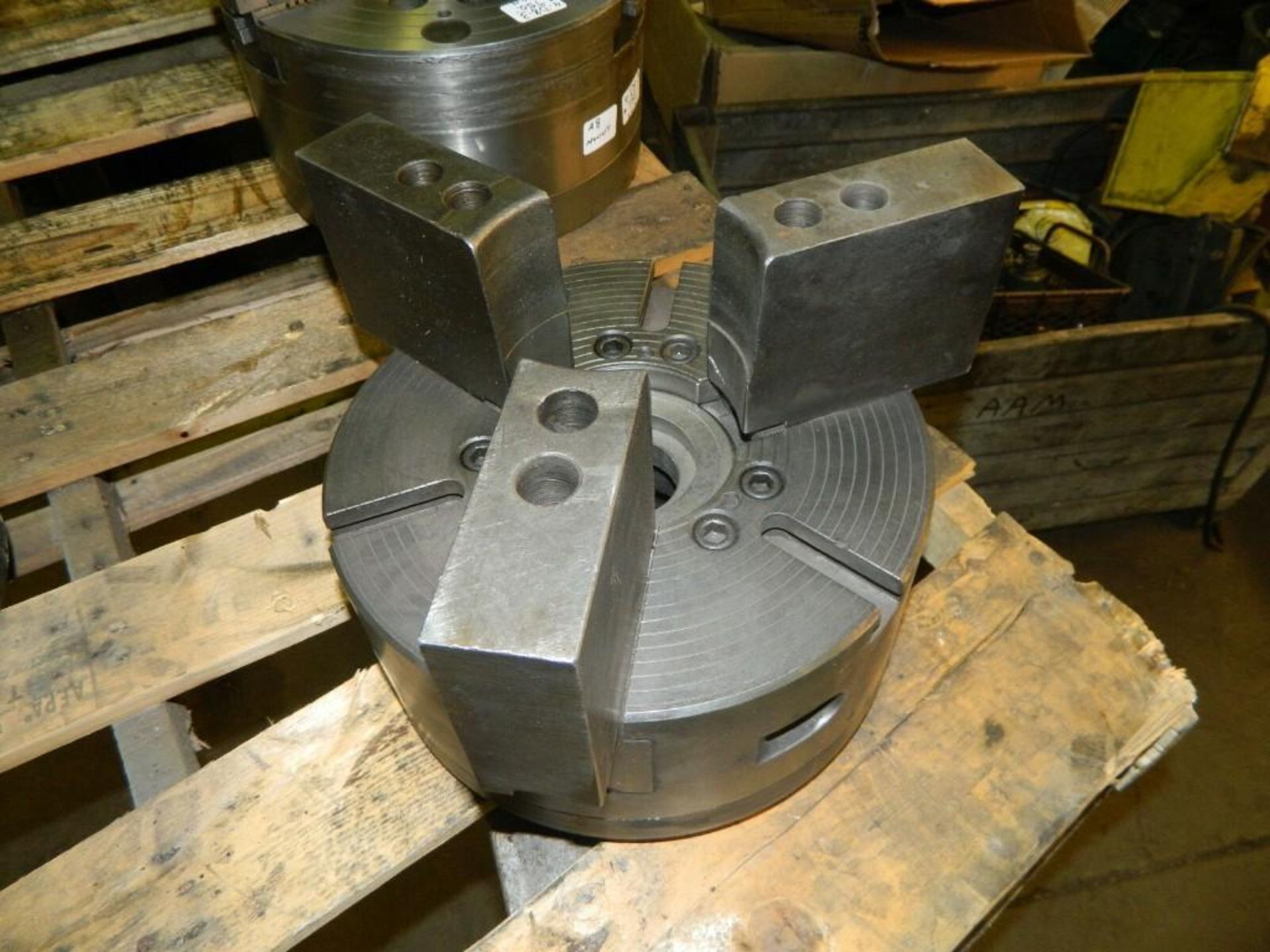 11" Face Plate Comb. Power Chuck, A6 Mounting - Image 3 of 6