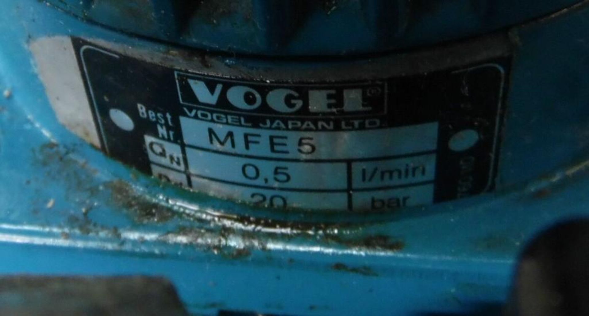 Vogel #MFE5/BW6 Automatic Lubricator, 220V - Image 3 of 4